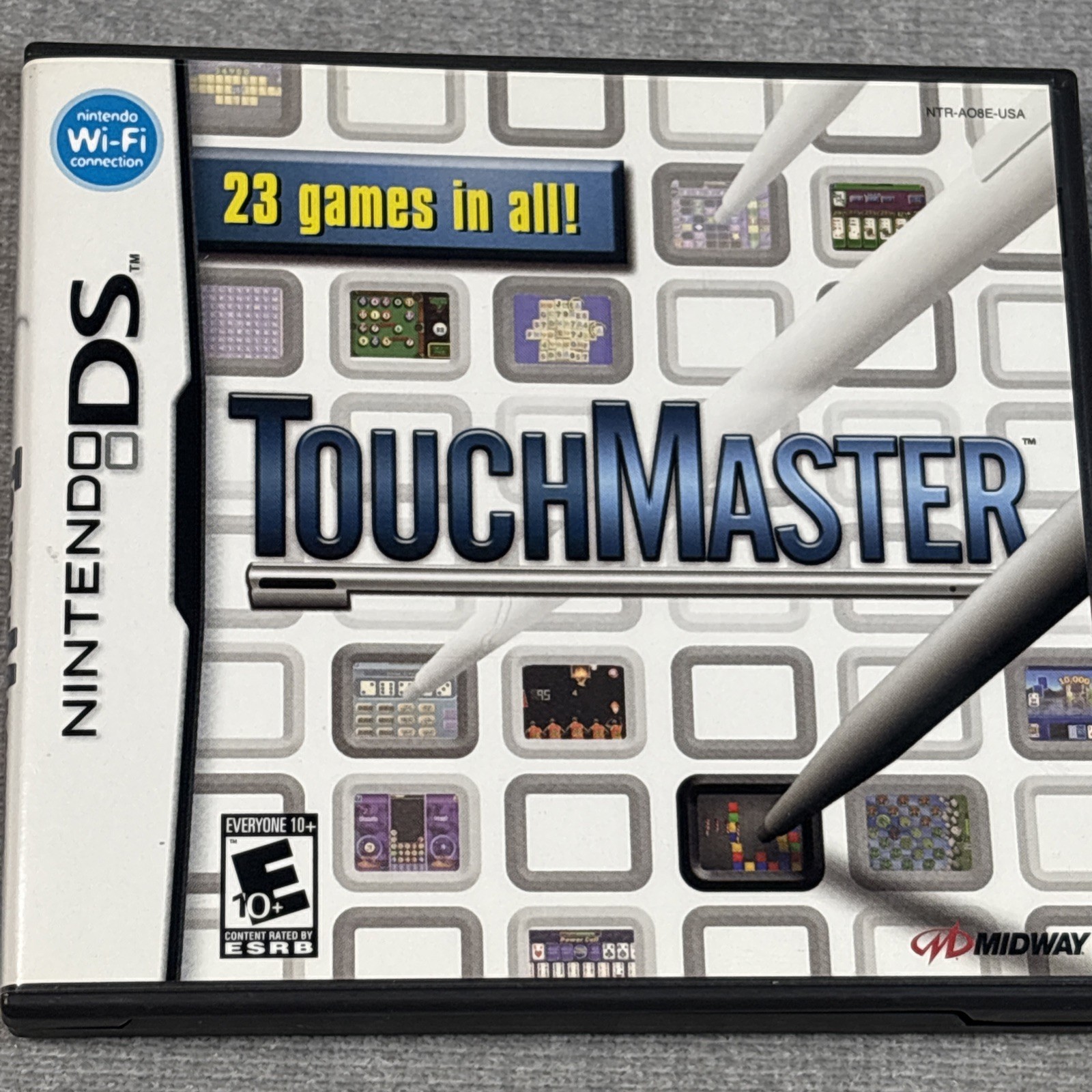 Touch Master Nintendo DS Video Game with Manual Rated Everyone 10+