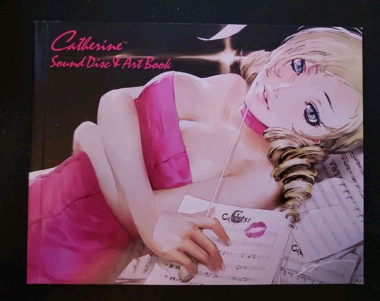 Catherine Sound Disc and Art Book Japan Xbox 360 XB360 PS3 New Unused 100%!