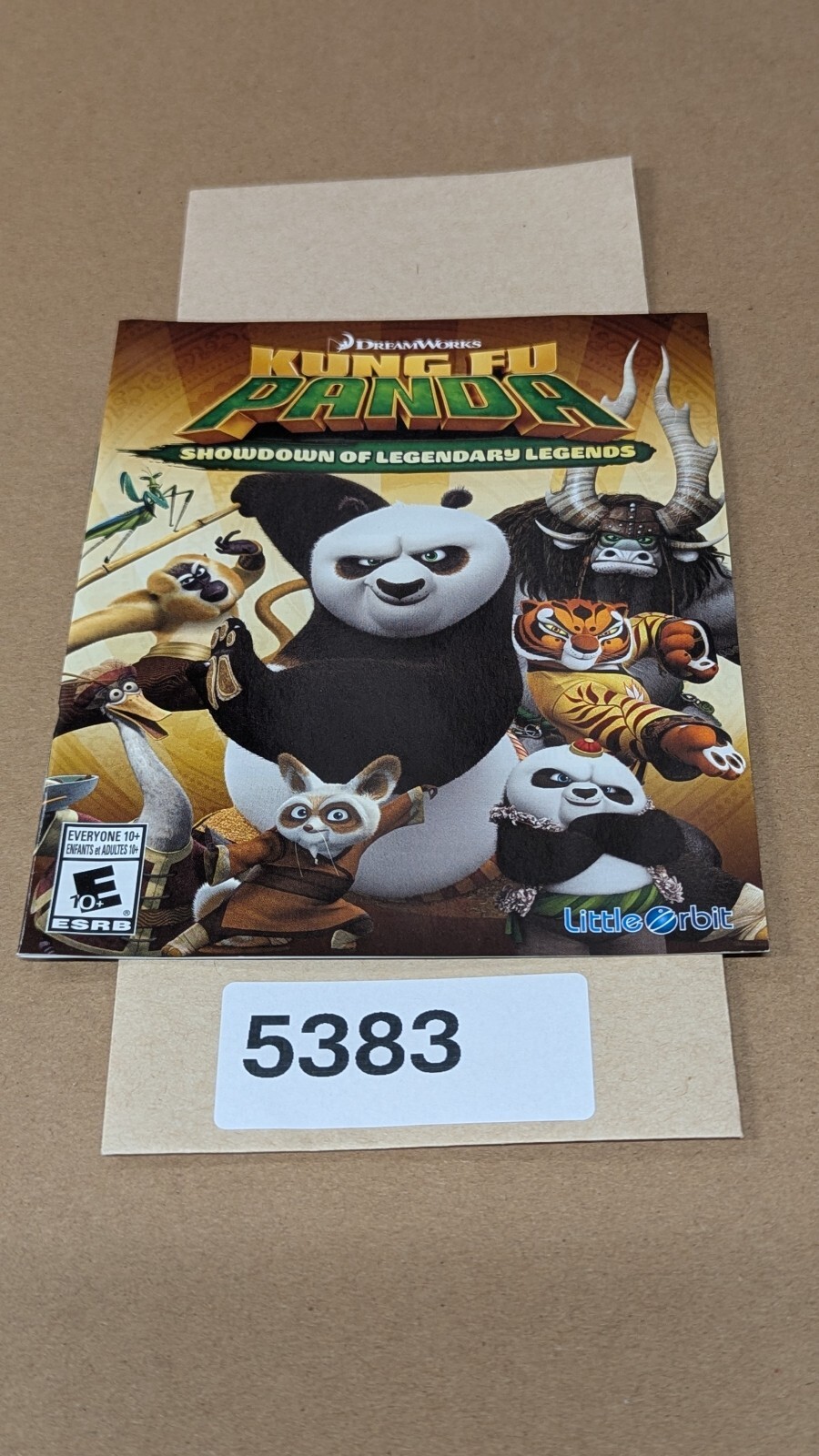 Kung Fu Panda Showdown of the Legendary Legends – PS3 – Manual Only **NO GAME!