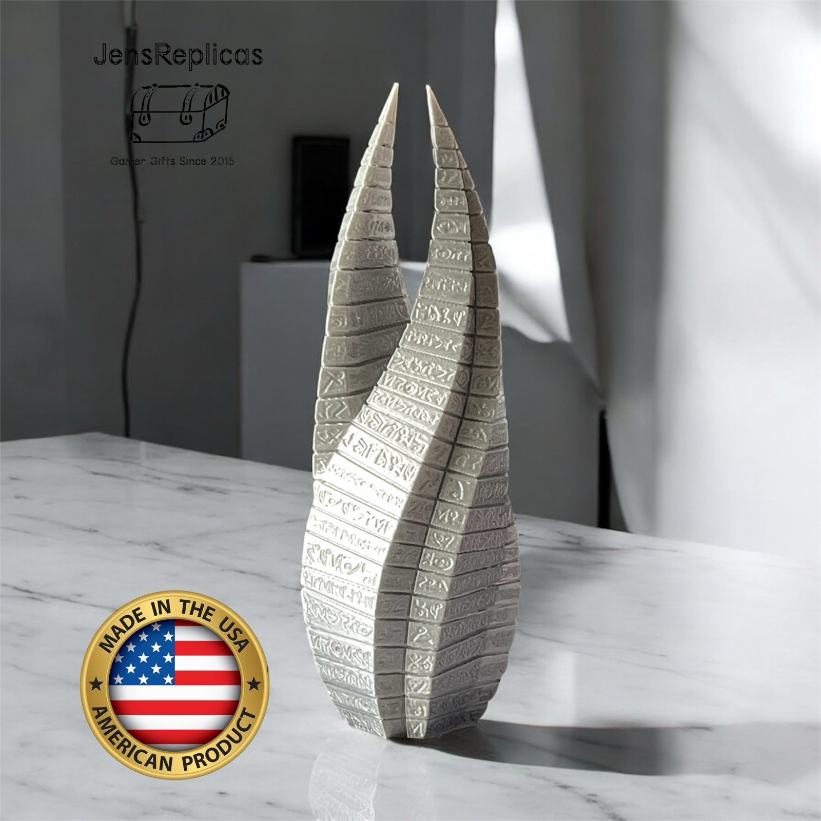 Dead Space Marker 3d Printed Silver Color 7”