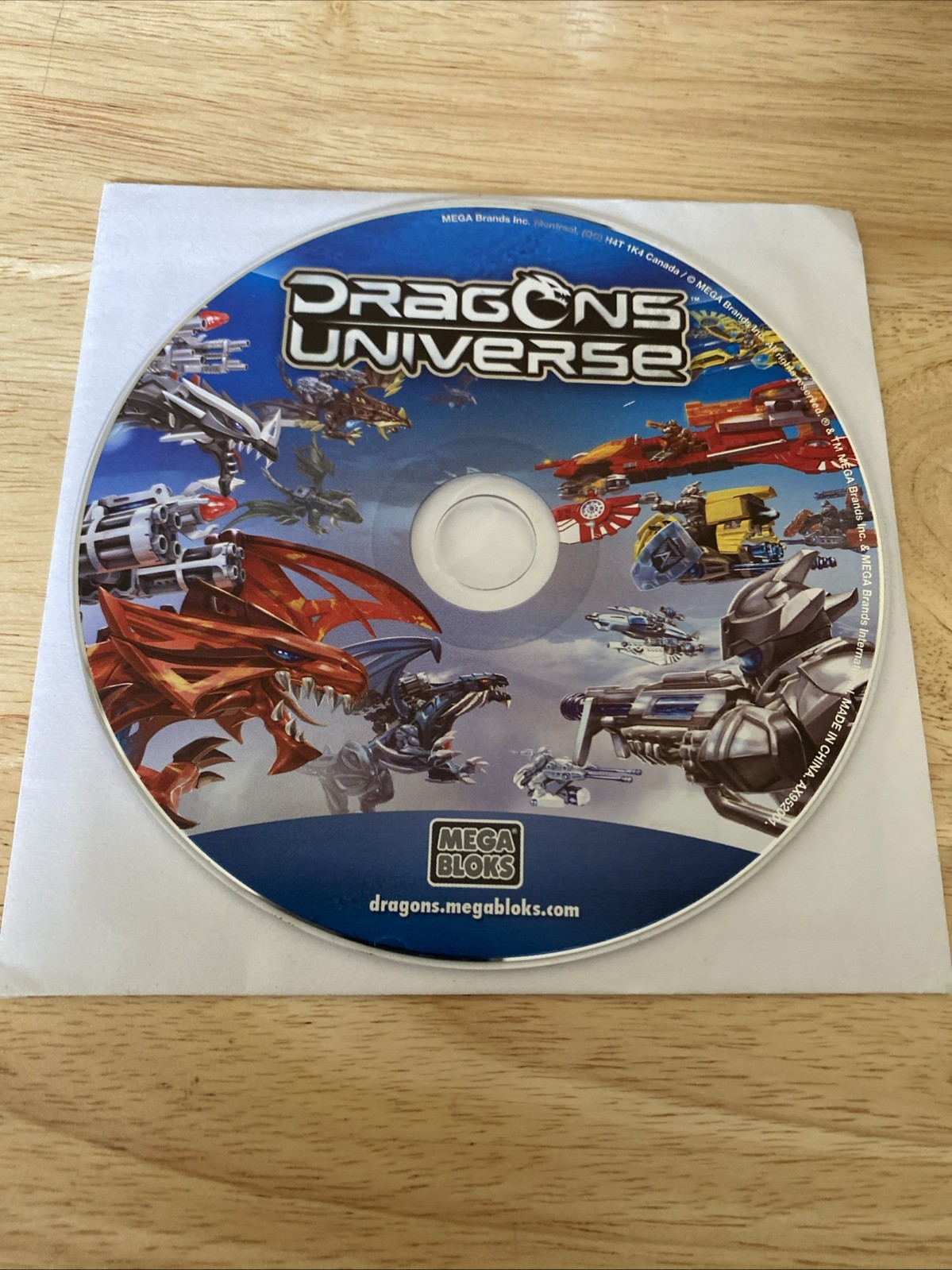 PC Dragons Universe Mega Bloks Disk Only VG