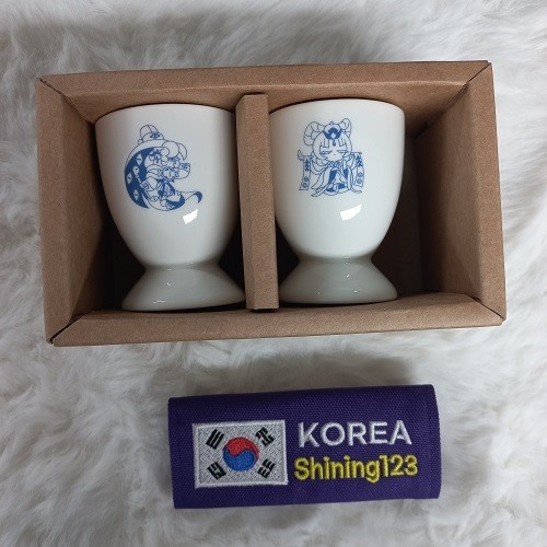 Cookie run kingdom traditional korean soju cup set 2p/korea