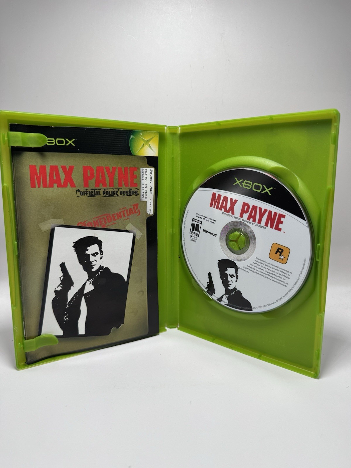Max Payne Microsoft Xbox 2001 Game CIB Complete w/ Manual