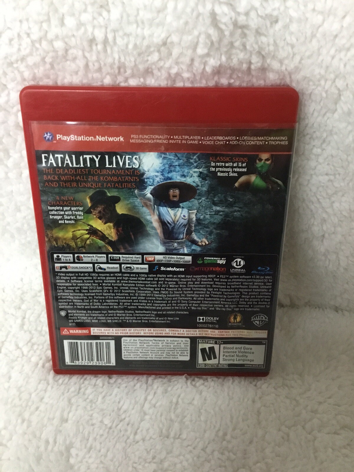 Mortal Kombat — Komplete Edition (Sony PlayStation 3, 2012)