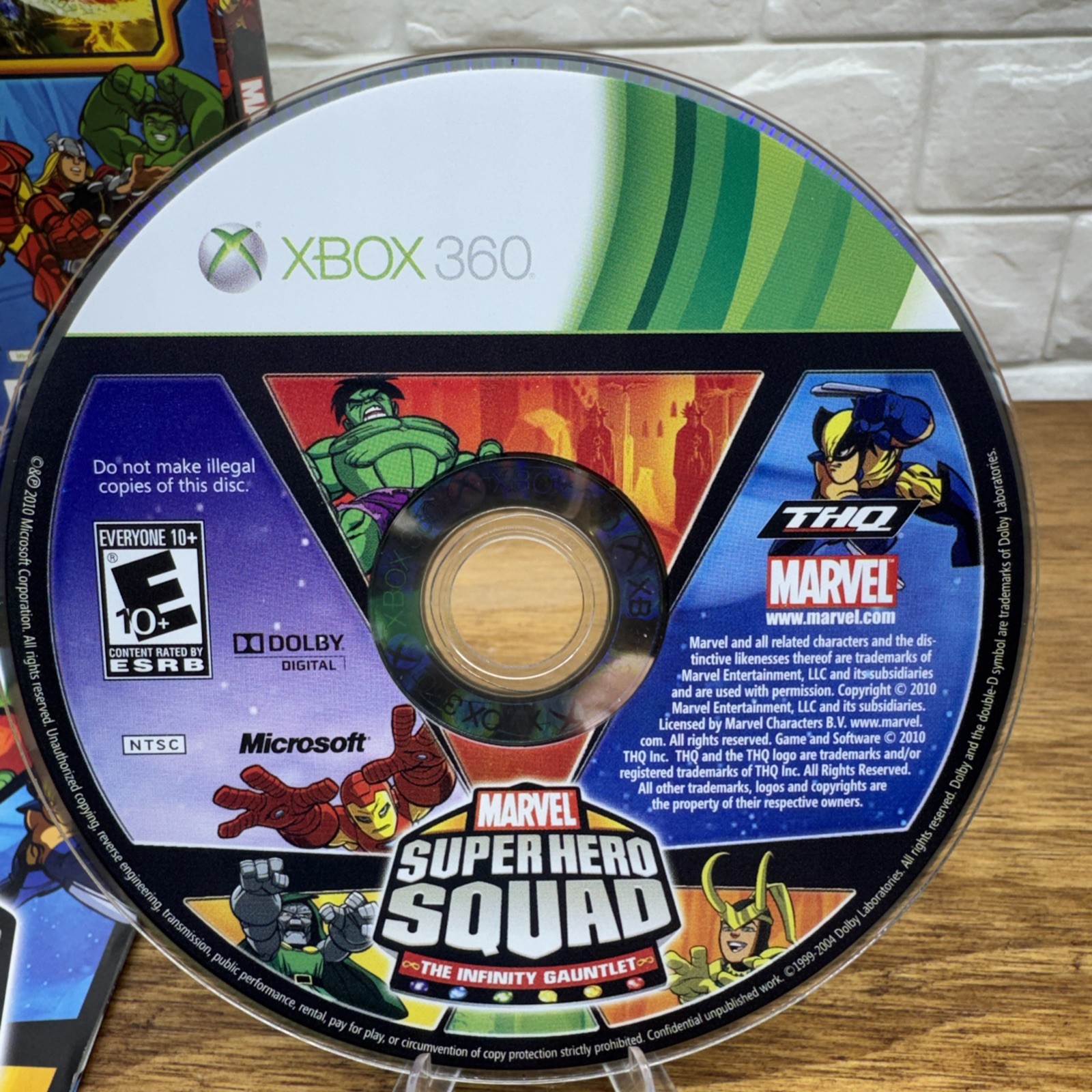 Marvel Super Hero Squad: The Infinity Gauntlet (Xbox 360 2010) CIB Refurbished