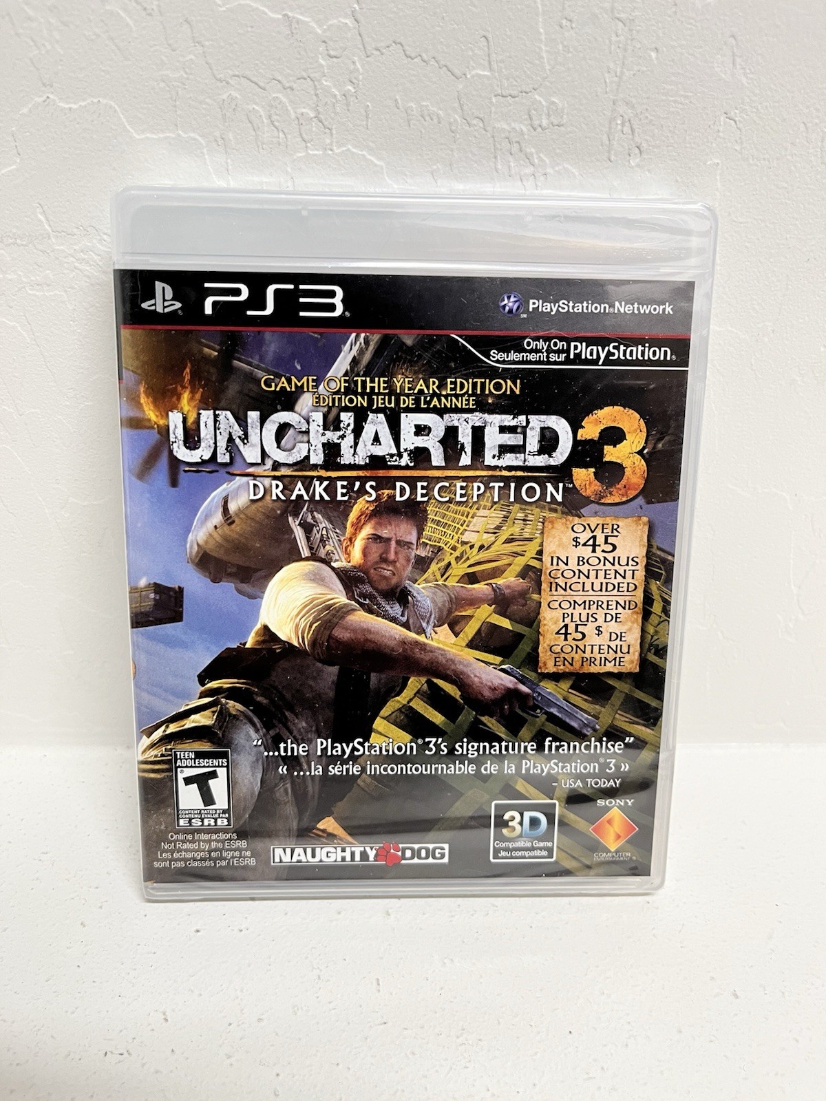 Uncharted 3: Drake’s Deception GOTY Edition PS3 Not For Resale Brand New Sealed