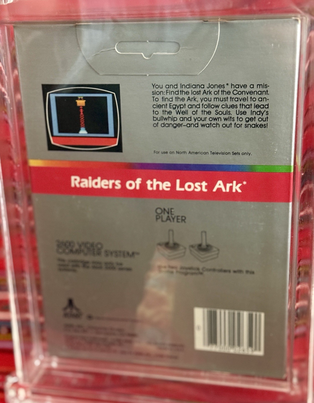 Atari 2600 Raiders of the Lost Ark 1982 WATA 9.2 NS Sealed Video Game