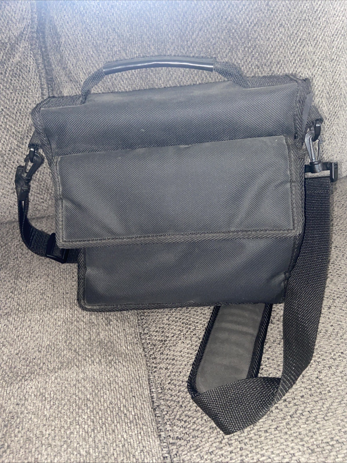 Nintendo 64 Black Nylon Padded Carrying Case with Partitions for Console & Games