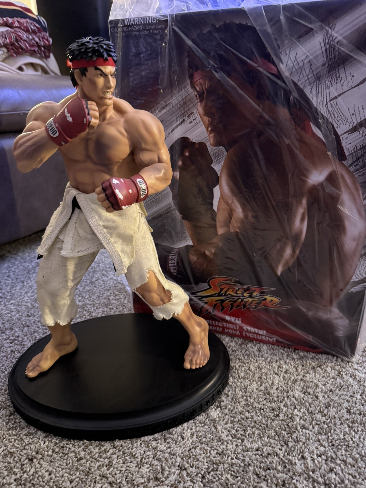 STREET FIGHTER Pop Culture Shock Ryu Tatakai Koka Exclusive 1/4 Statue auto AP