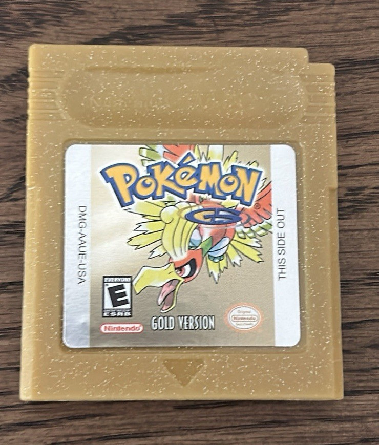 Pokémon Gold Version – Nintendo Game Boy Color GBC Pokémon Series RPG E Everyone