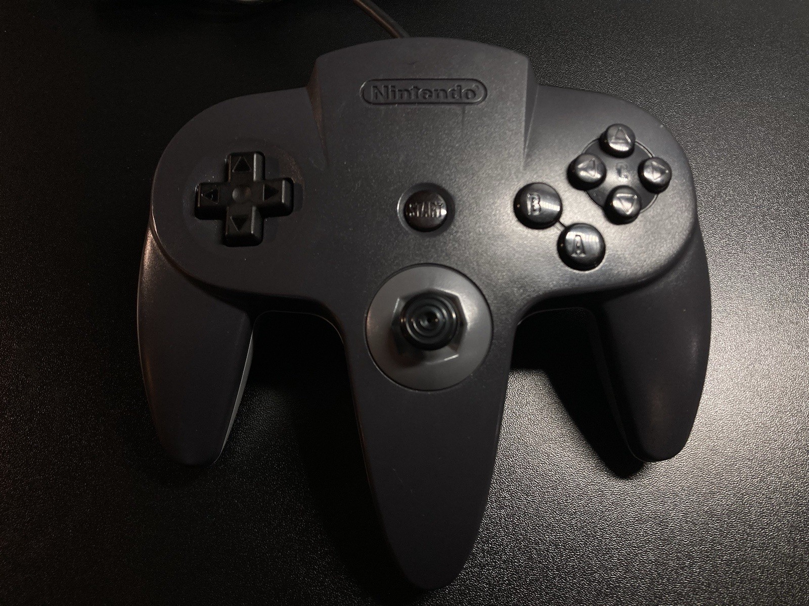 Nintendo 64 N64 Black n Gray Custom Button Controller Benchmarking Rebuilt stick