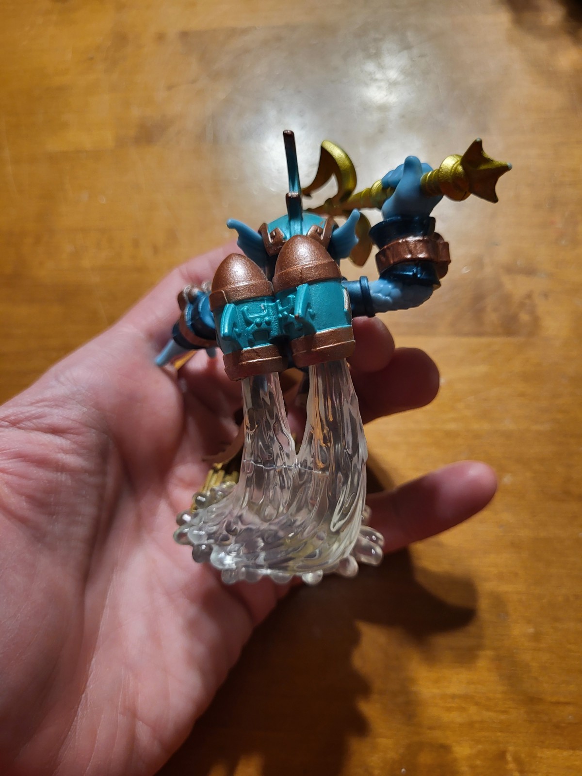 Activision Skylanders Superchargers DEEP DIVE GILL GRUNT Figure CLEAR WATER READ