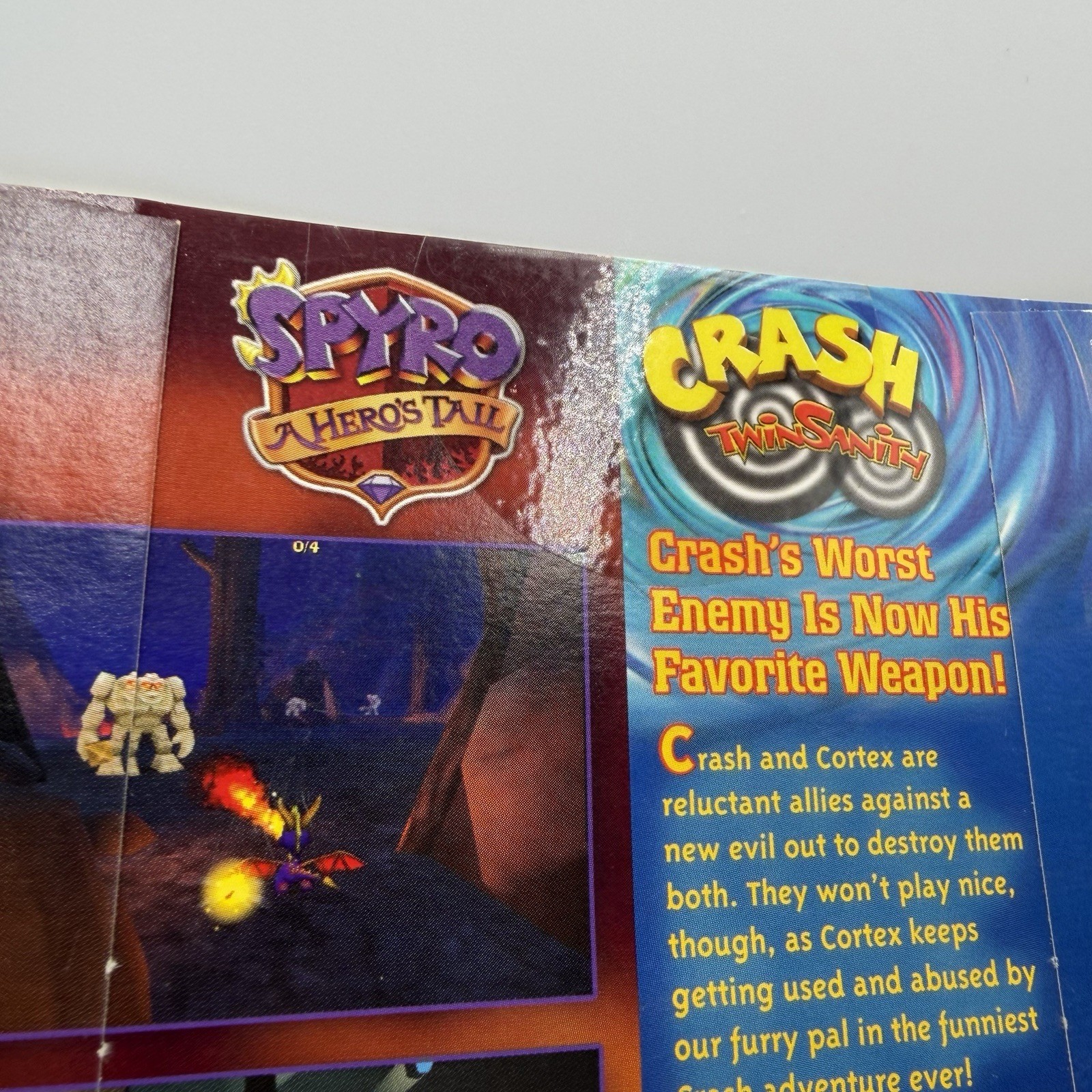 Crash TwinSanity/Spyro A Hero’s Tail E3 2004 Limited Edition Demo PS2 *SEALED*