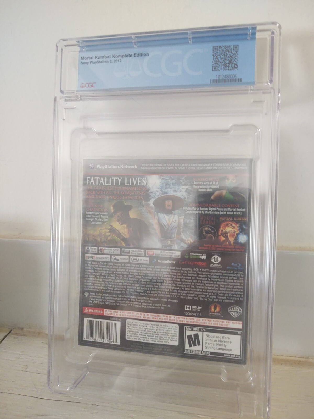Mortal Kombat Komplete Edition PS3 CGC 9.4