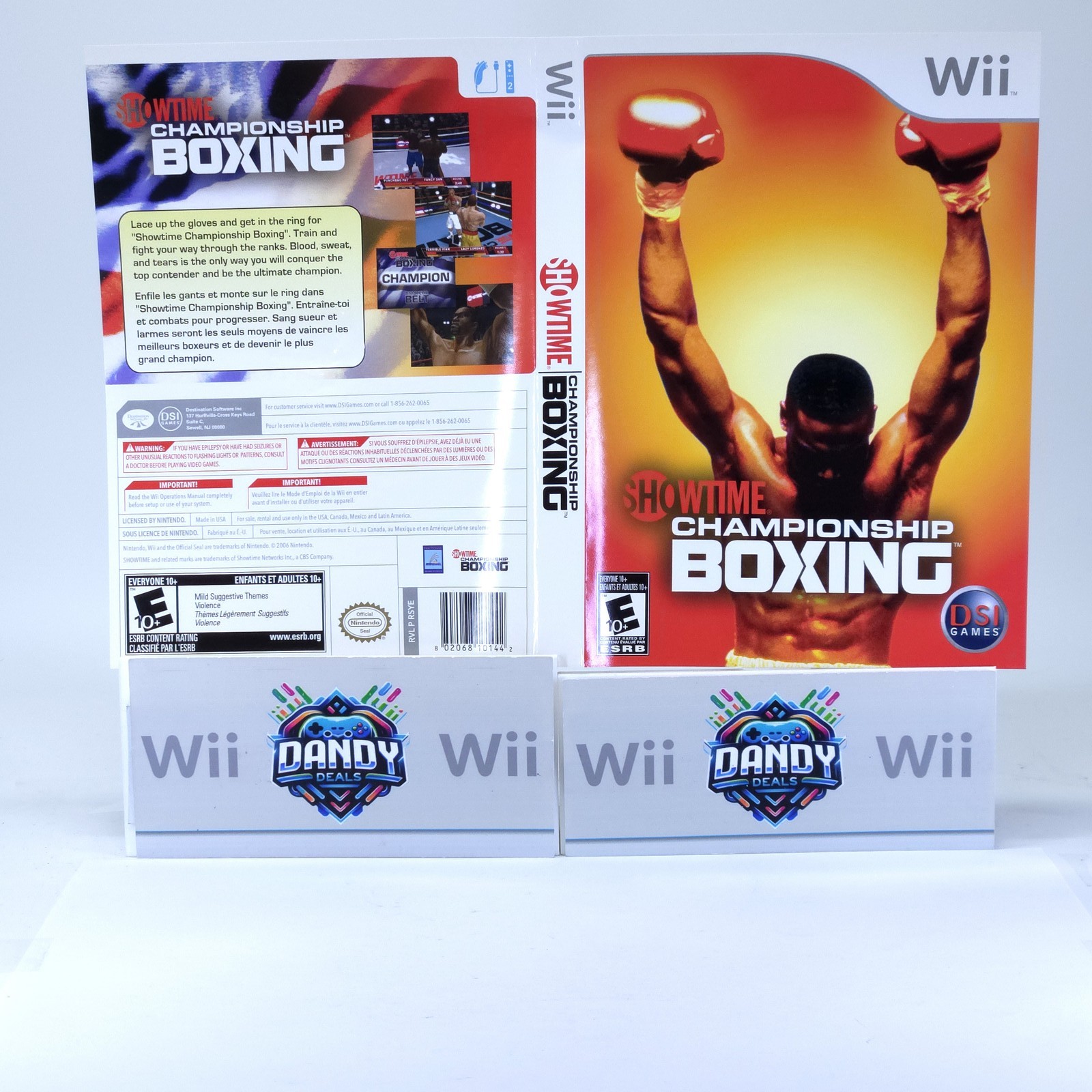 Showtime Championship Boxing CIB W/ Manual – Wii