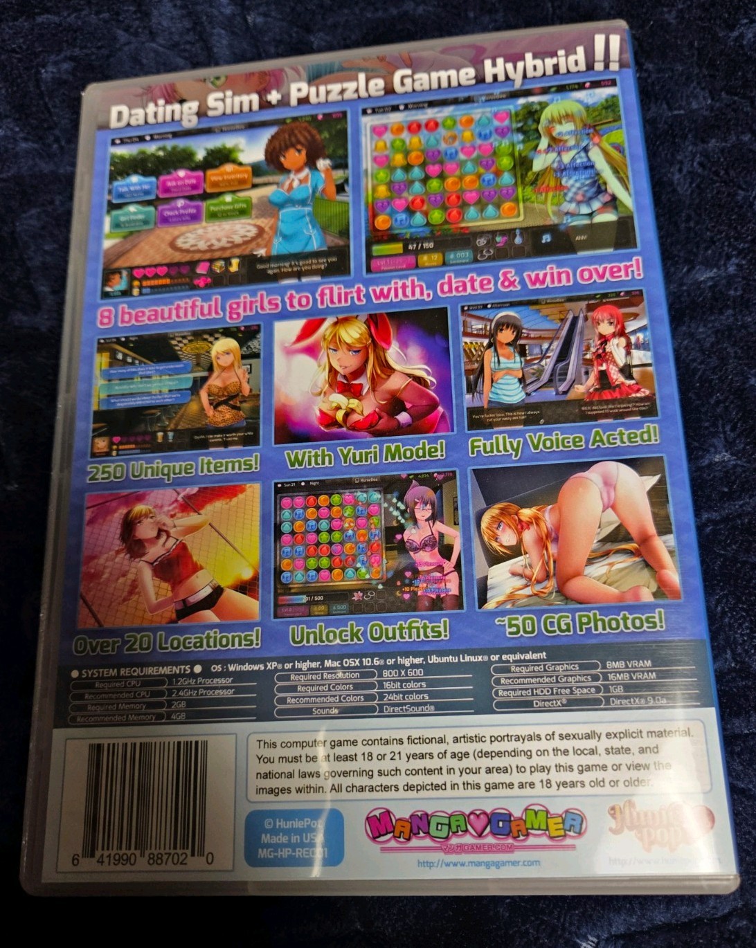 HuniePop PC DRM Free Physical Copy