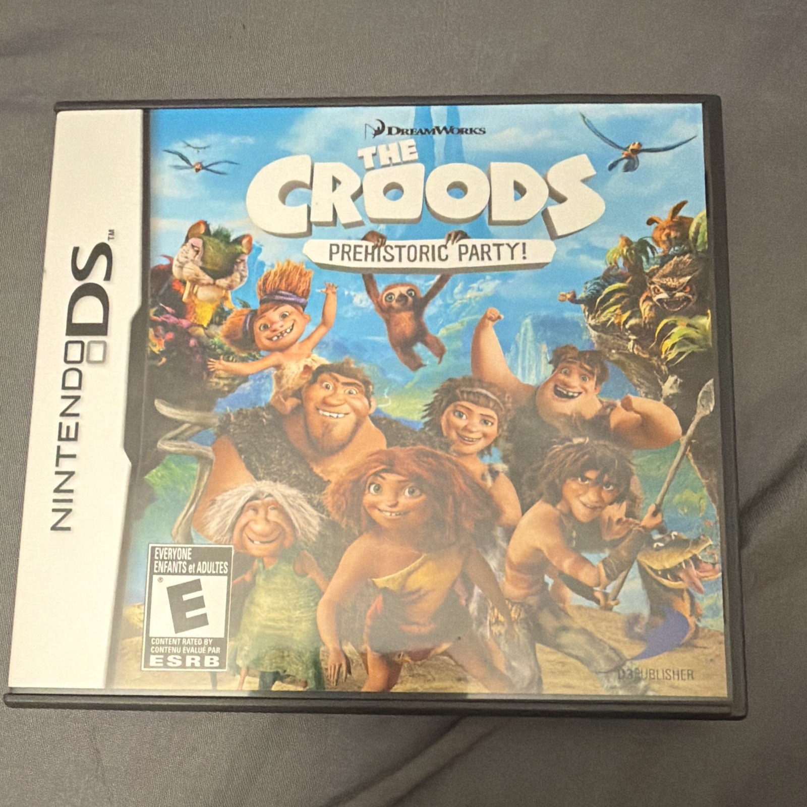 D3Publisher The Croods: Prehistoric Party! Nintendo DS Game w/ Case NTSC-U/C E