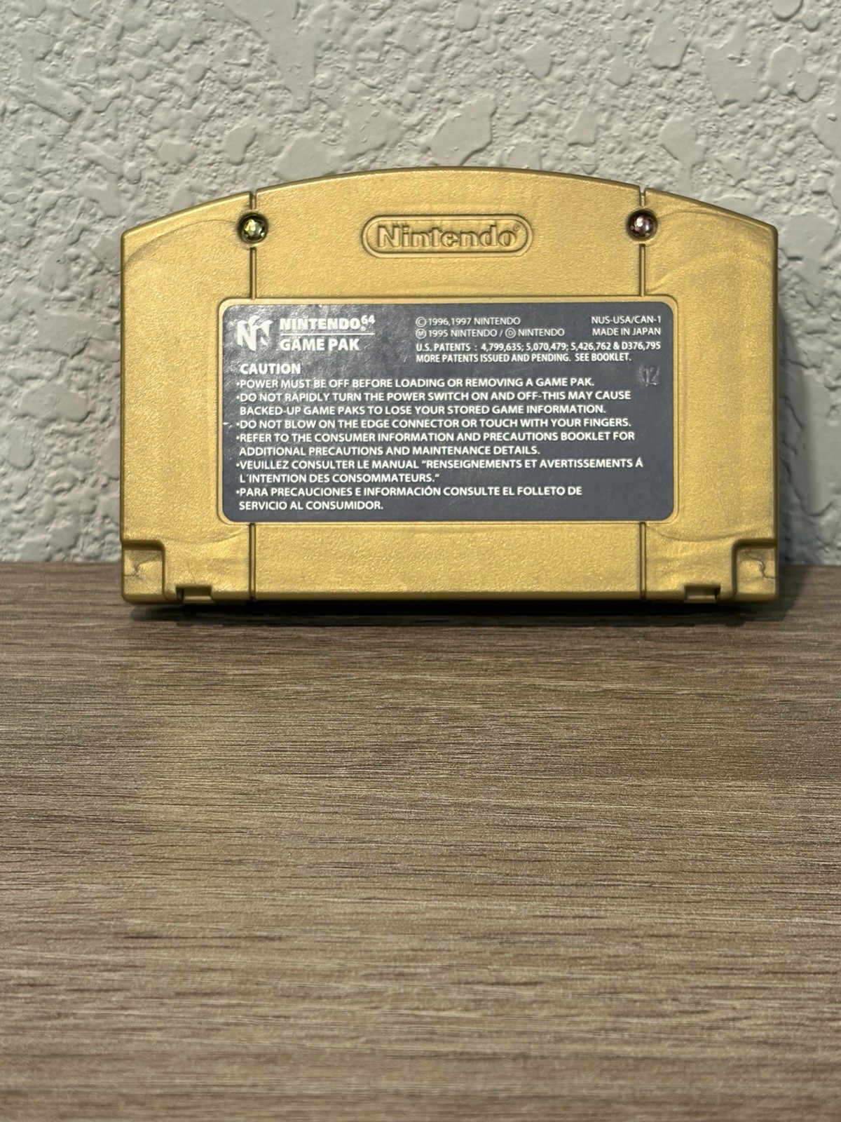 Nintendo 64 The Legend of Zelda: Majora’s Mask Gold Holographic Edition – Tested