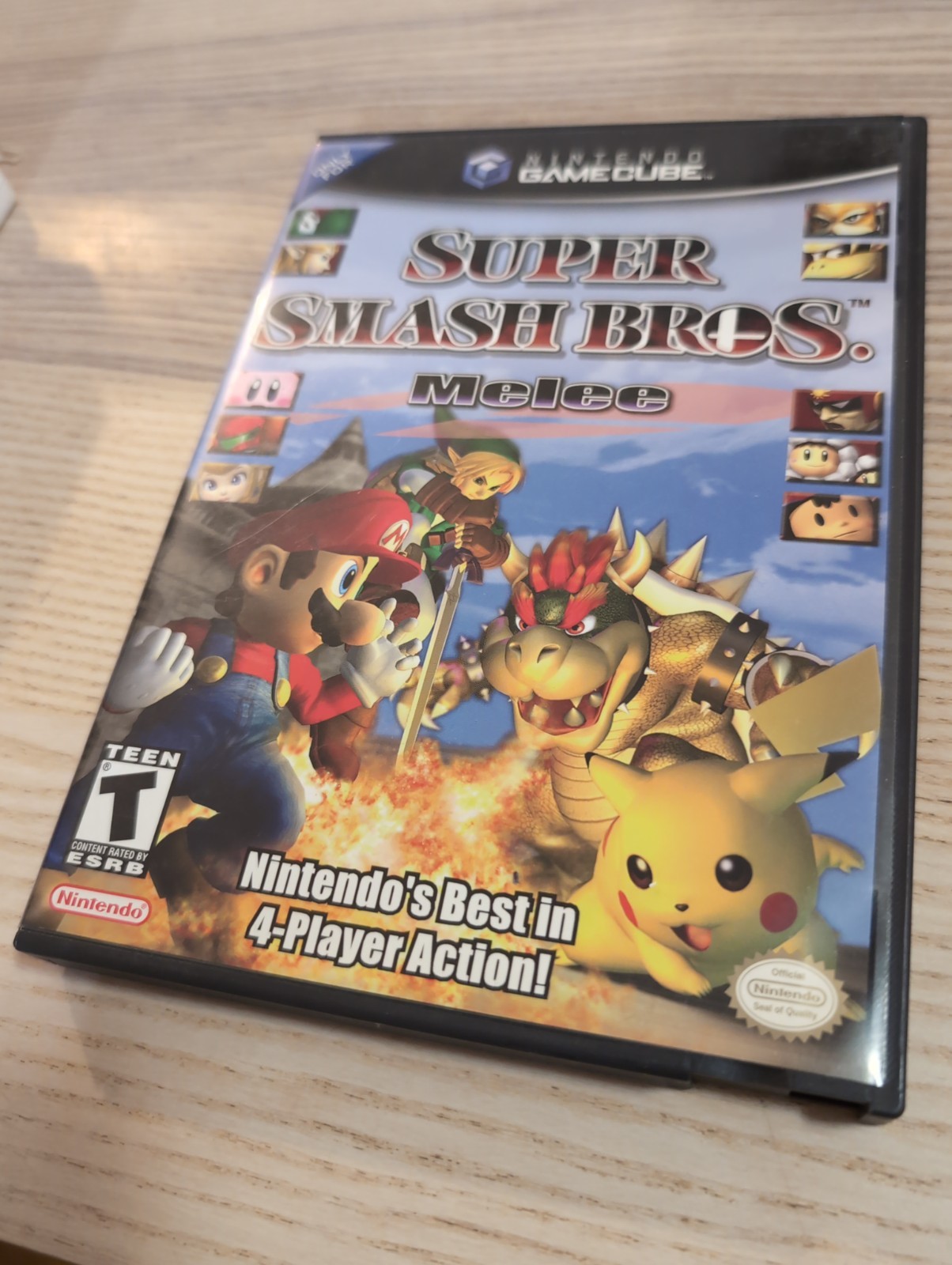 Super Smash Bros Melee (Nintendo GameCube, 2001) – No Manual