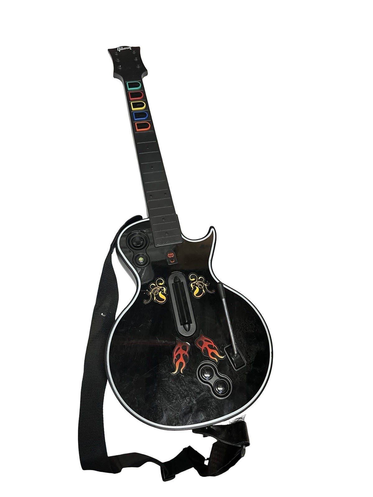 RedOctane Guitar Hero Les Paul Wireless Controller Xbox 360 With Strap Tested