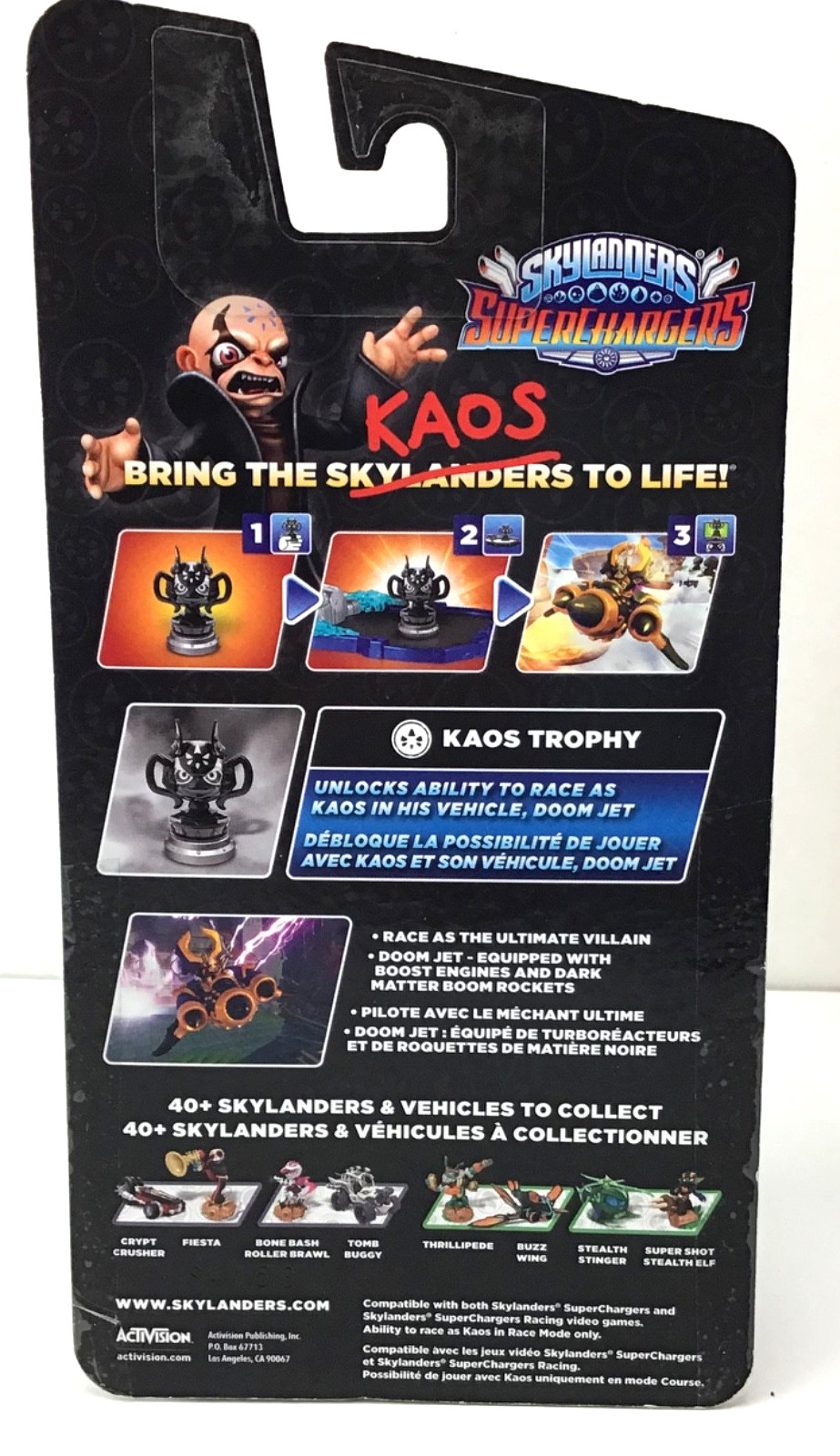 SKYLANDERS SUPER CHARGERS – KAOS TROPHY, SMASH HIT, HIGH VOLT