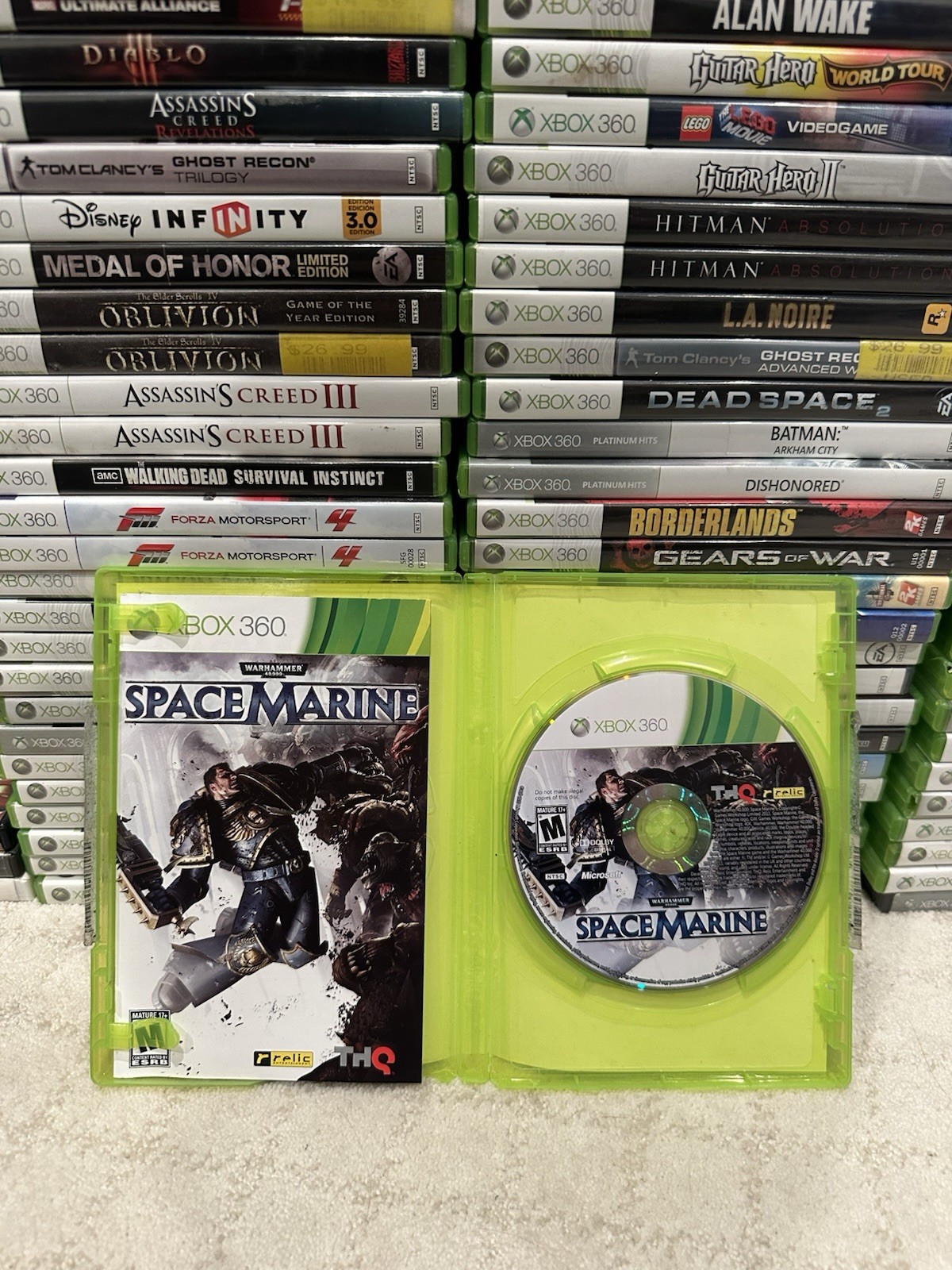 Warhammer 40,000: Space Marine (Microsoft Xbox 360) Complete CIB Tested
