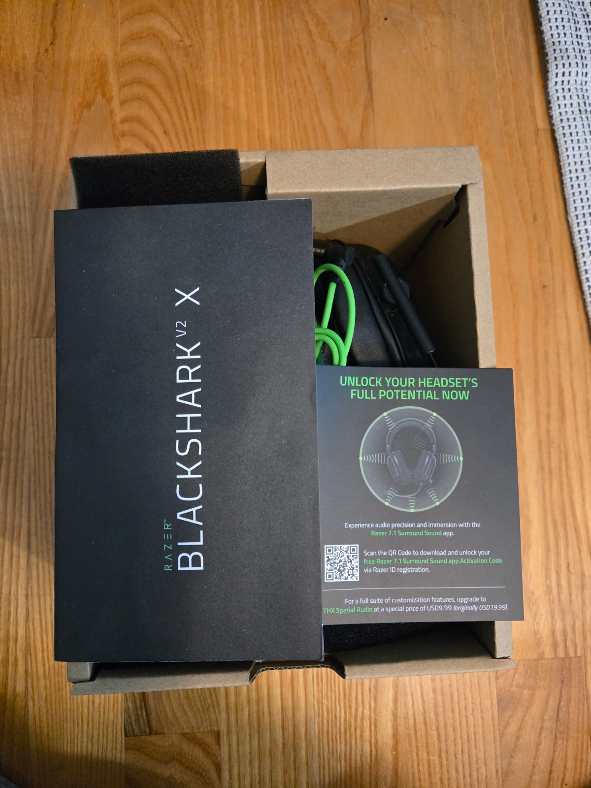 Razer BlackShark V2 X Headset Black