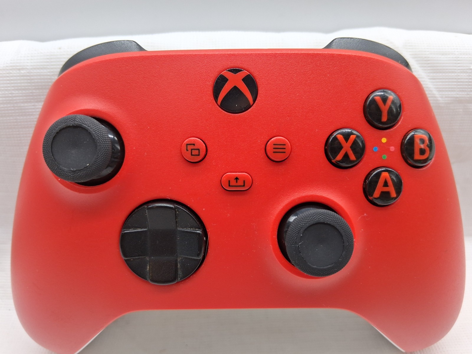 XBox Series X/S Wireless Remote Control Red Black OEM Cleaned Tested Works