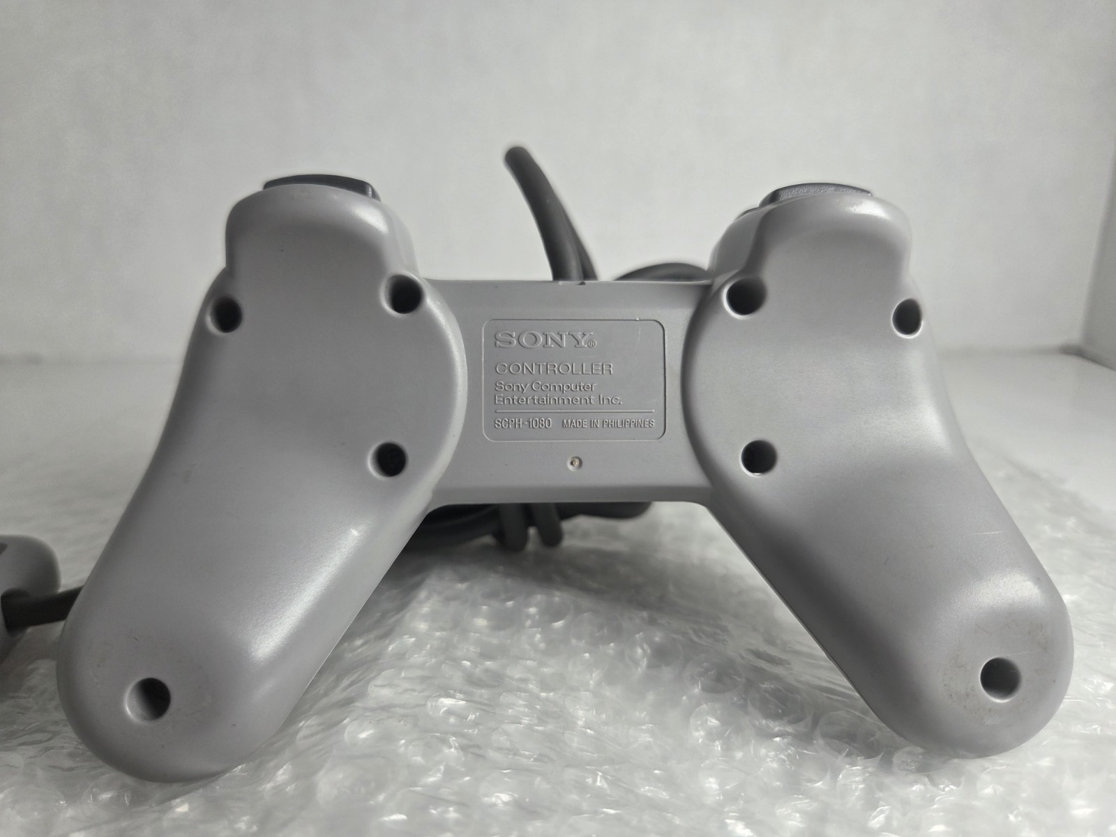 PS1 Gray Controller Sony PlayStation PS2 SCPH-1080 Tested OEM Cleaned No Analog