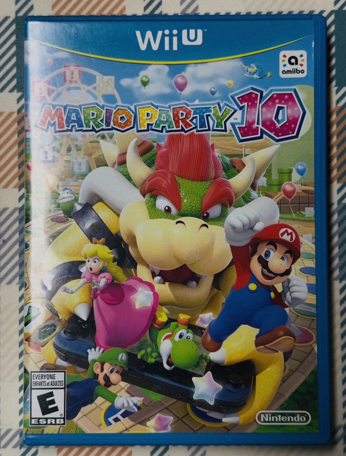 Mario Party 10 Nintendo Wii U Game & Case Tested/Works Adult Owned K190