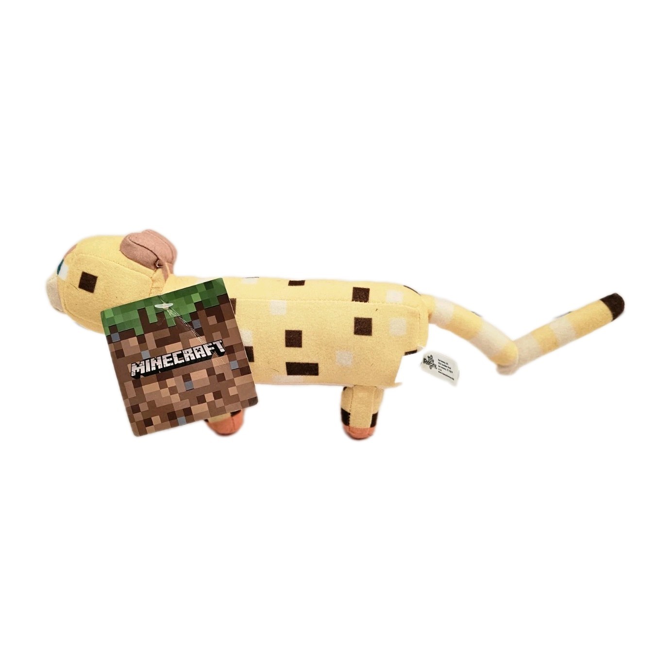 Minecraft Ocelot Plush Stuffed Animal Toy Yellow Cat Game Mojang 9″ 2019