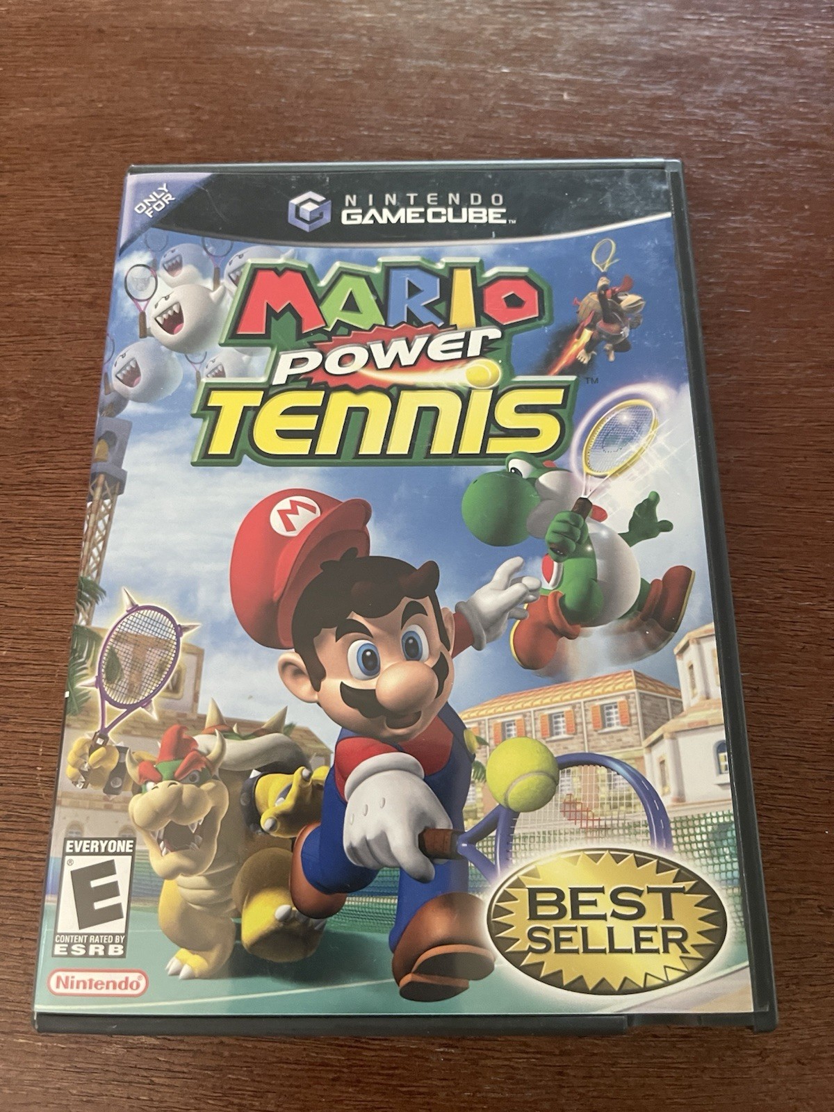 Mario Power Tennis CIB Complete Nintendo GameCube Clean Tested Working VG Cond