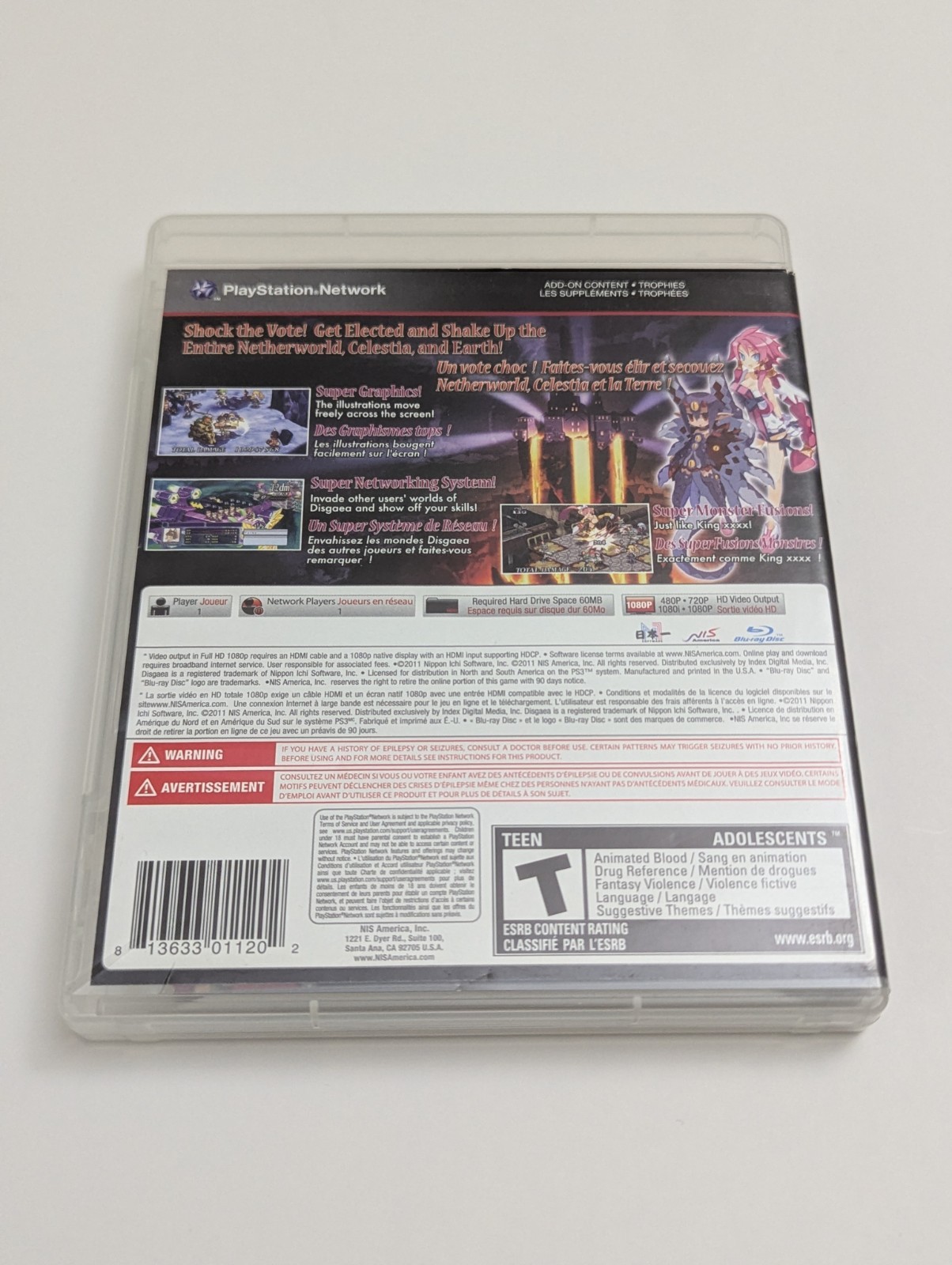 Disgaea 4: A Promise Unforgotten (Sony PlayStation 3, 2011) PS3 Complete CIB