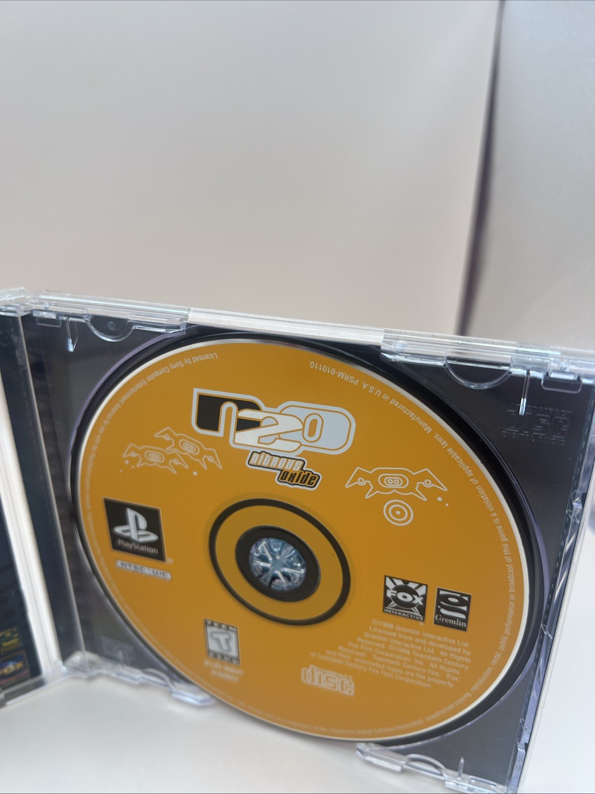 N2O Nitrous Oxide Sony Playstation 1 PS1 CIB Game Complete with Manual