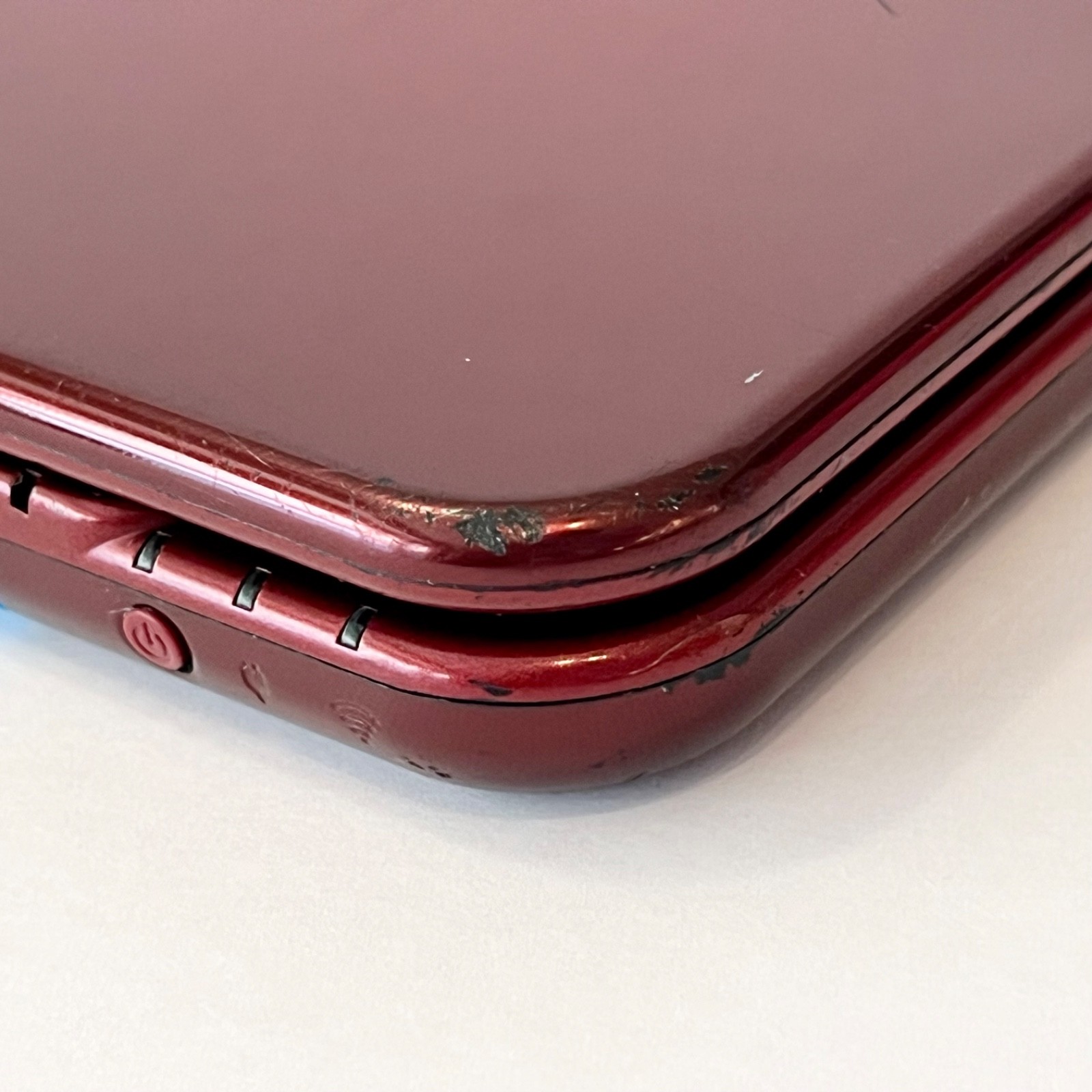 “New” Nintendo 3DS XL RED-001 Metallic Red Handheld Console + Charger & Stylus