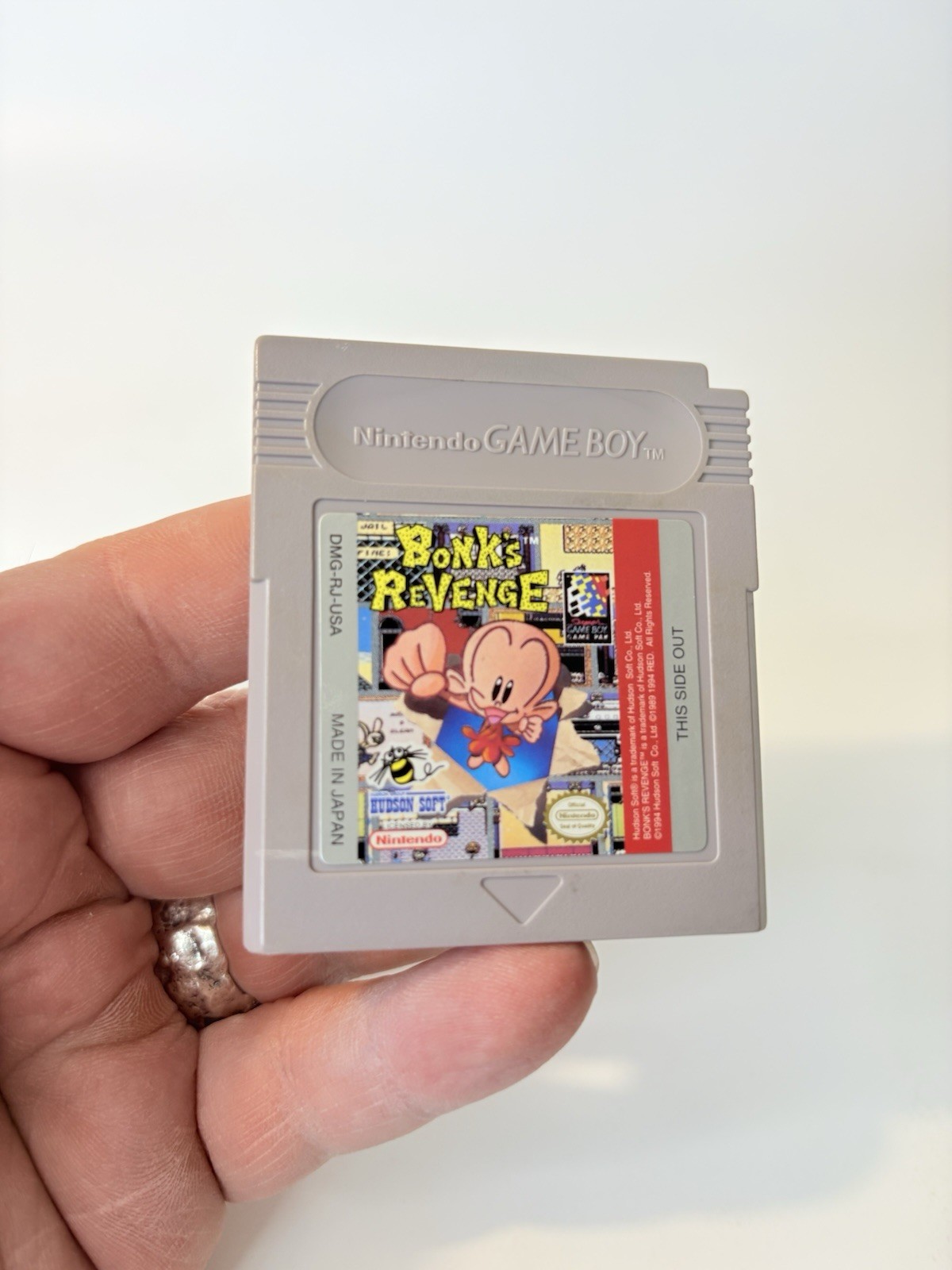 Bonk’s Revenge Nintendo Game Boy Gameboy Authentic Rare Phenomenal Condition