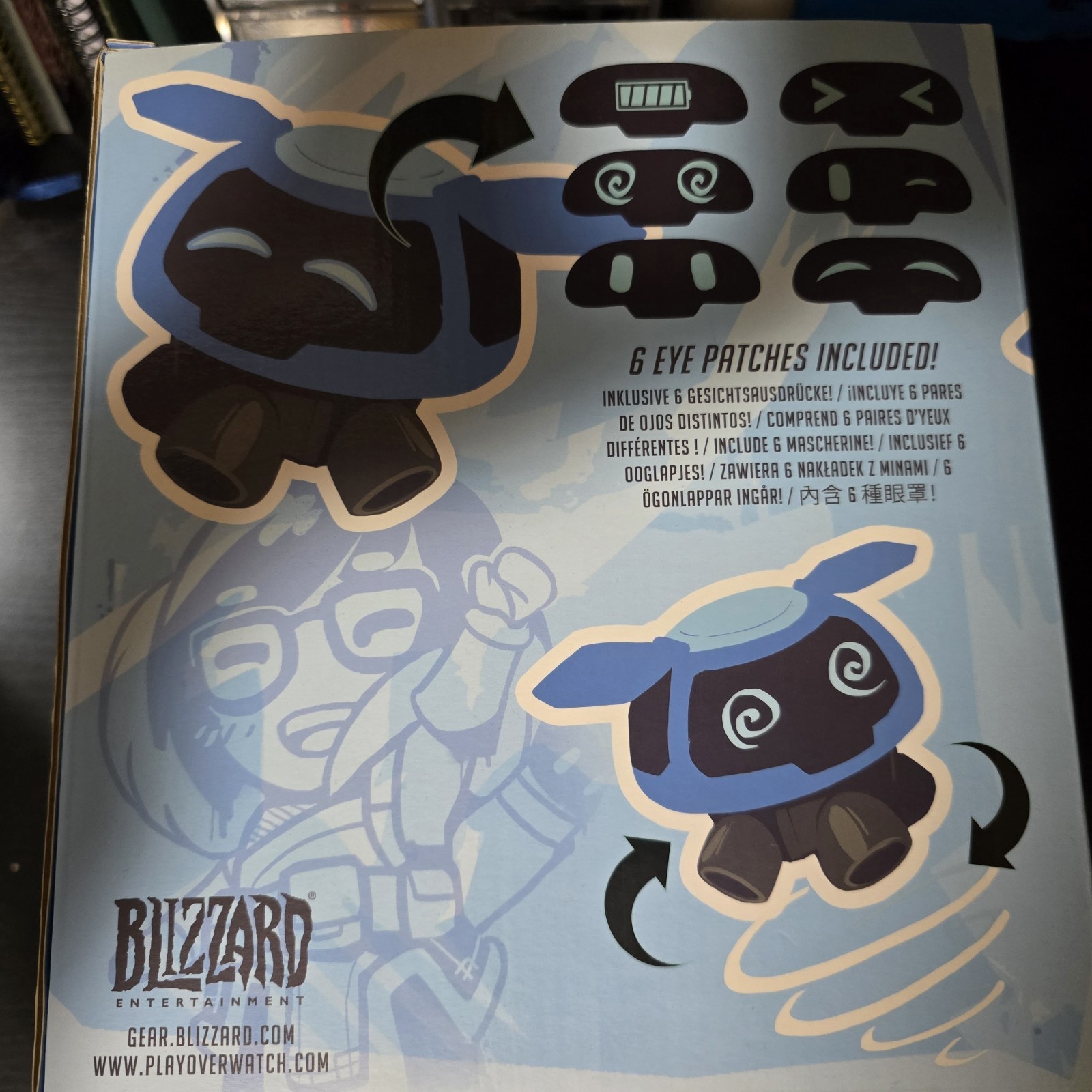 Overwatch Snowball Plush With 6 Interchange Eyes
