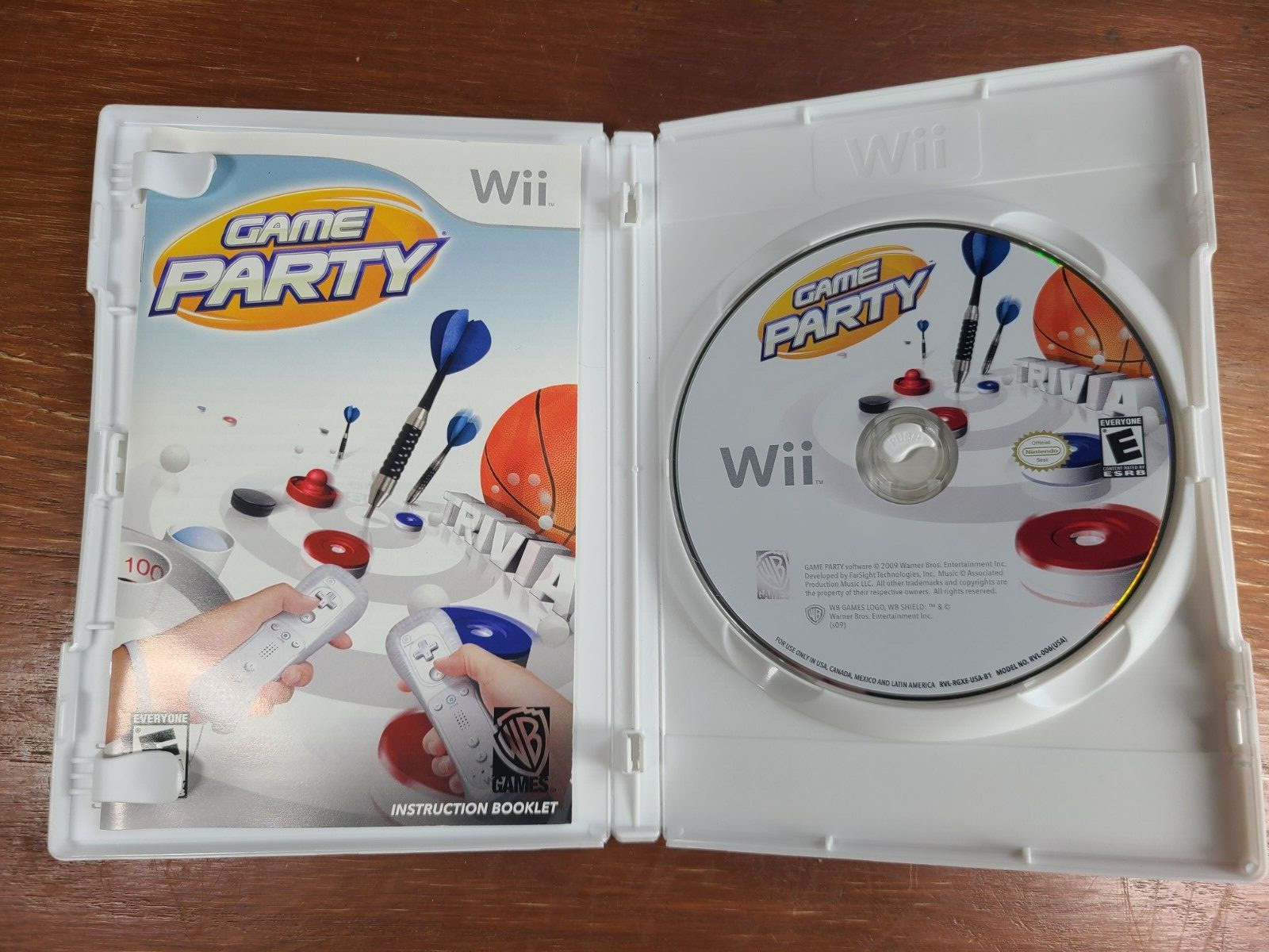 Game Party 1 (Nintendo Wii, 2007) Complete w/ Manual CIB Tested + Working