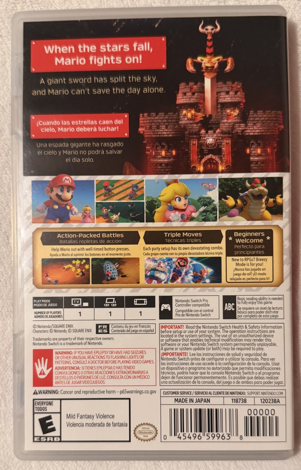 Super Mario Bros RPG – Nintendo Switch