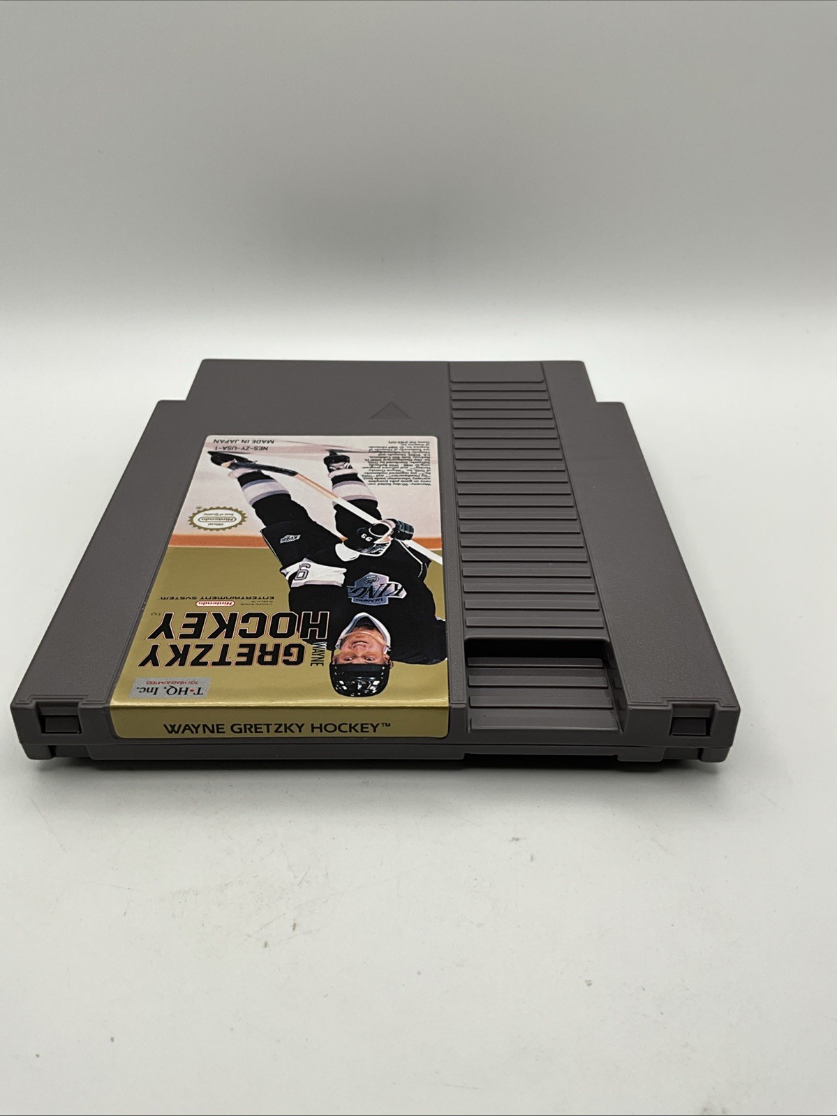 oval seal Wayne Gretzky Hockey WHITE JERSEY complete in box nintendo nes MINT
