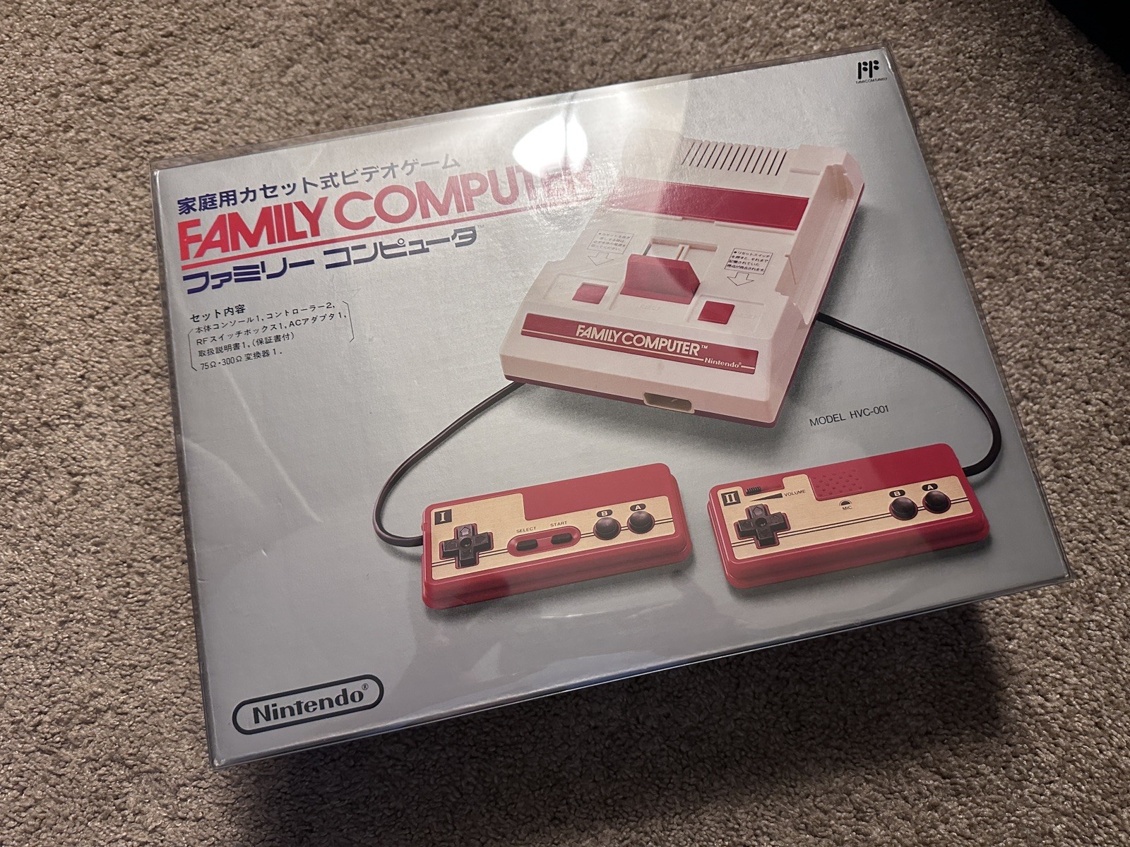 ‘NEW’ Nintendo Famicom Family computer HVC-001 NIB Highly Collectible Item