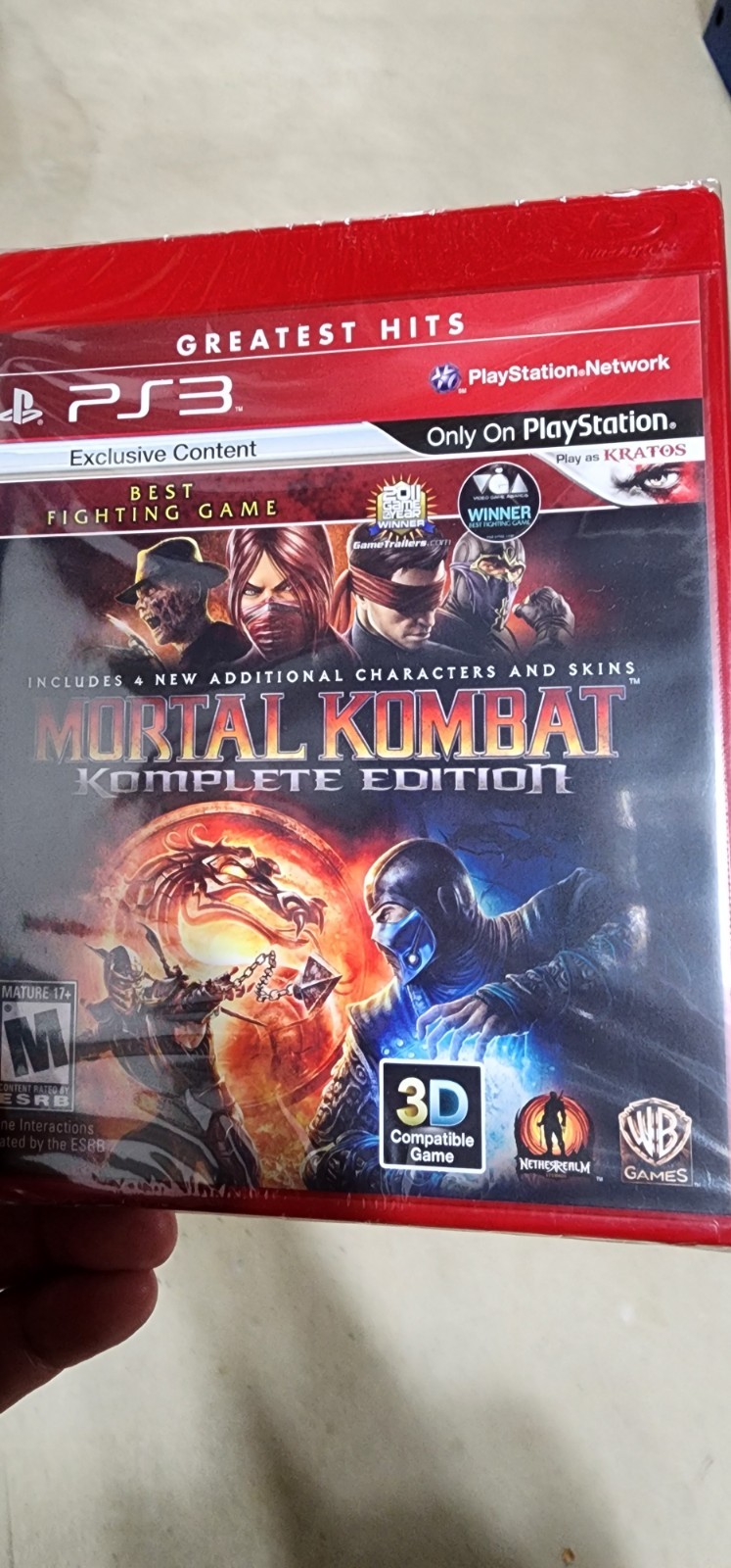 Mortal Kombat — Complete Edition (Sony PlayStation 3, 2012) Brand NEW Sealed