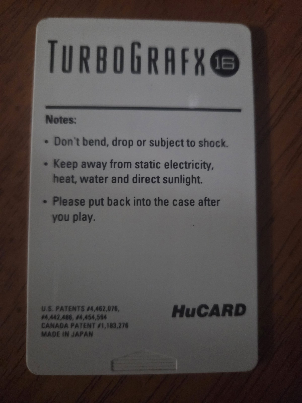 Air Zonk TurboGrafx-16 hucard and sleeve only. Very clean.