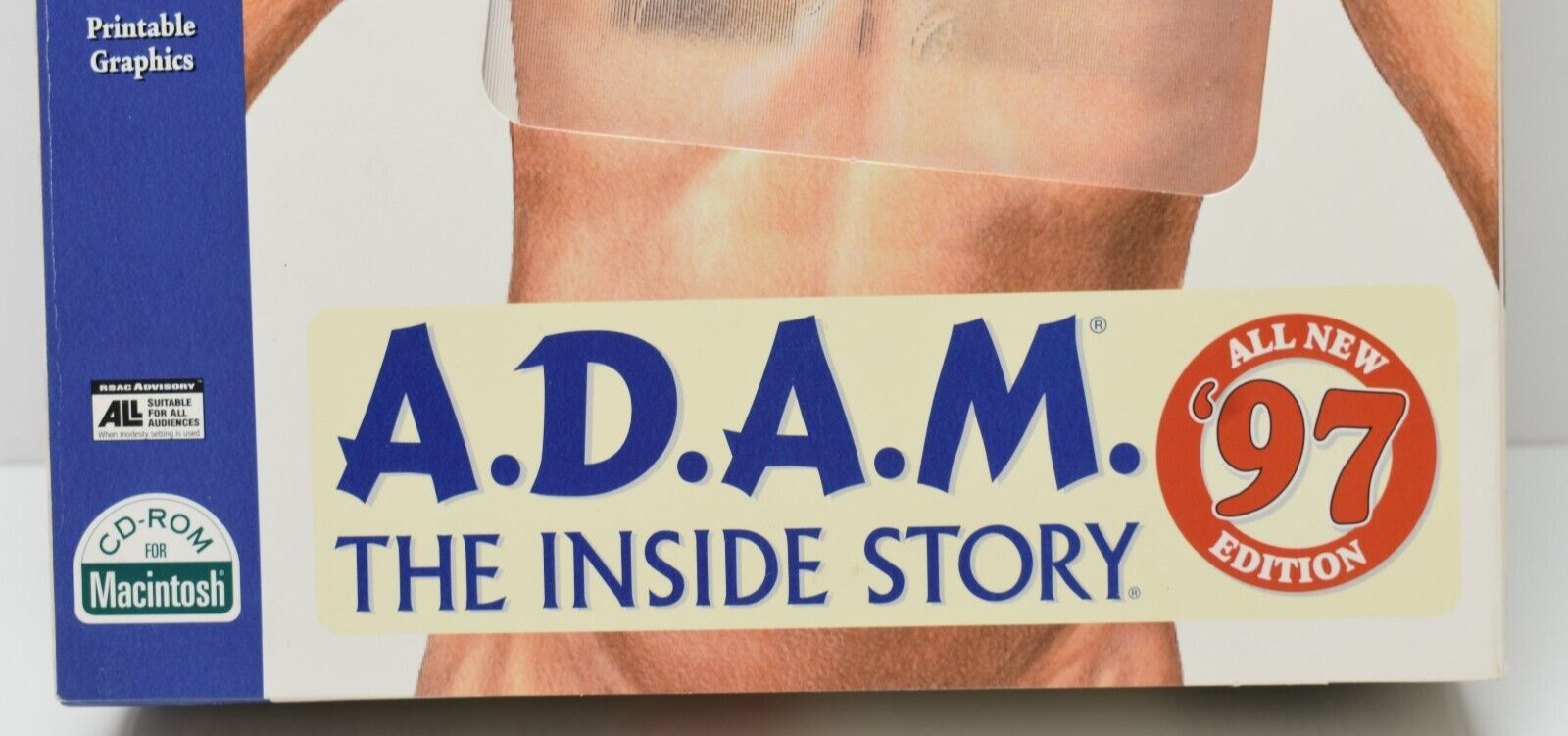 A.D.A.M. The Inside Story 1996 Anatomy Medical Instructional CD-ROM Mac Big Box
