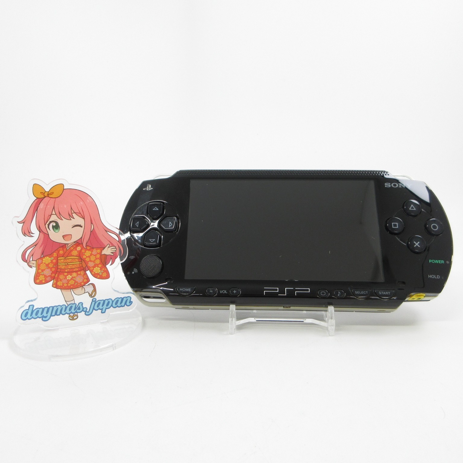 【Excellent】Sony PSP-1000 Black Console Only No Battery Japan Ver. #DEN2/08/0606