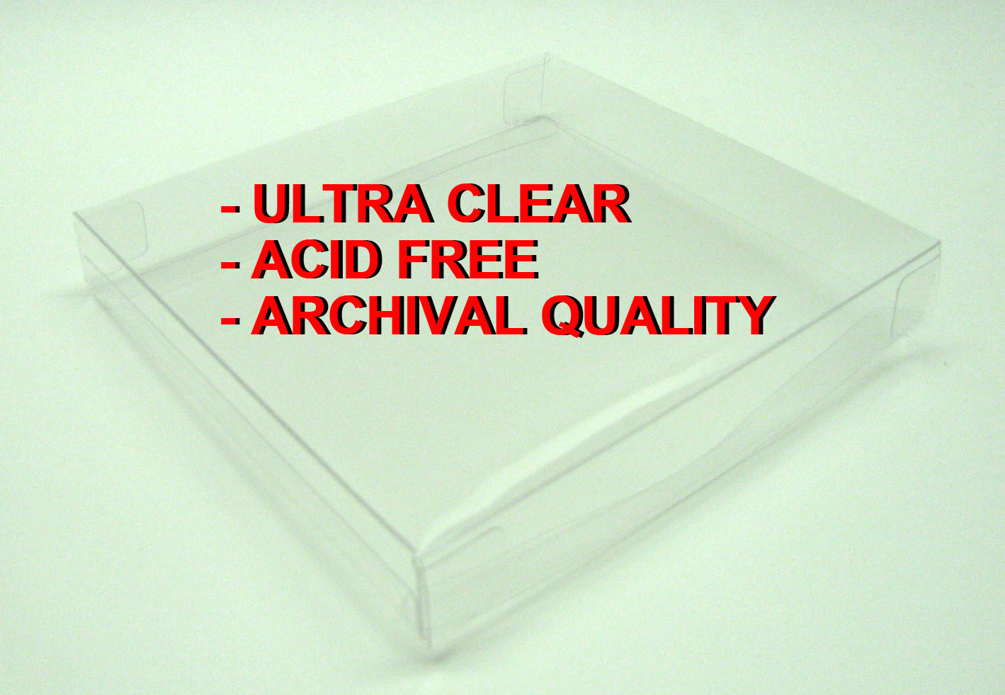 10x SONY PS VITA CIB GAME – CLEAR PLASTIC PROTECTIVE BOX PROTECTOR SLEEVE CASE