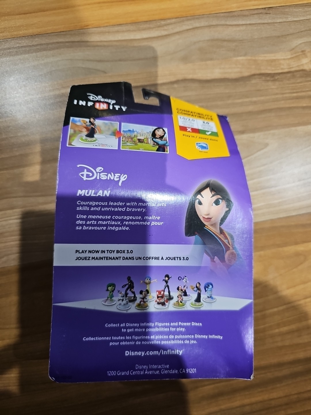 Disney Infinity 3.0 Edition MULAN New In Package (Read) Box Damage