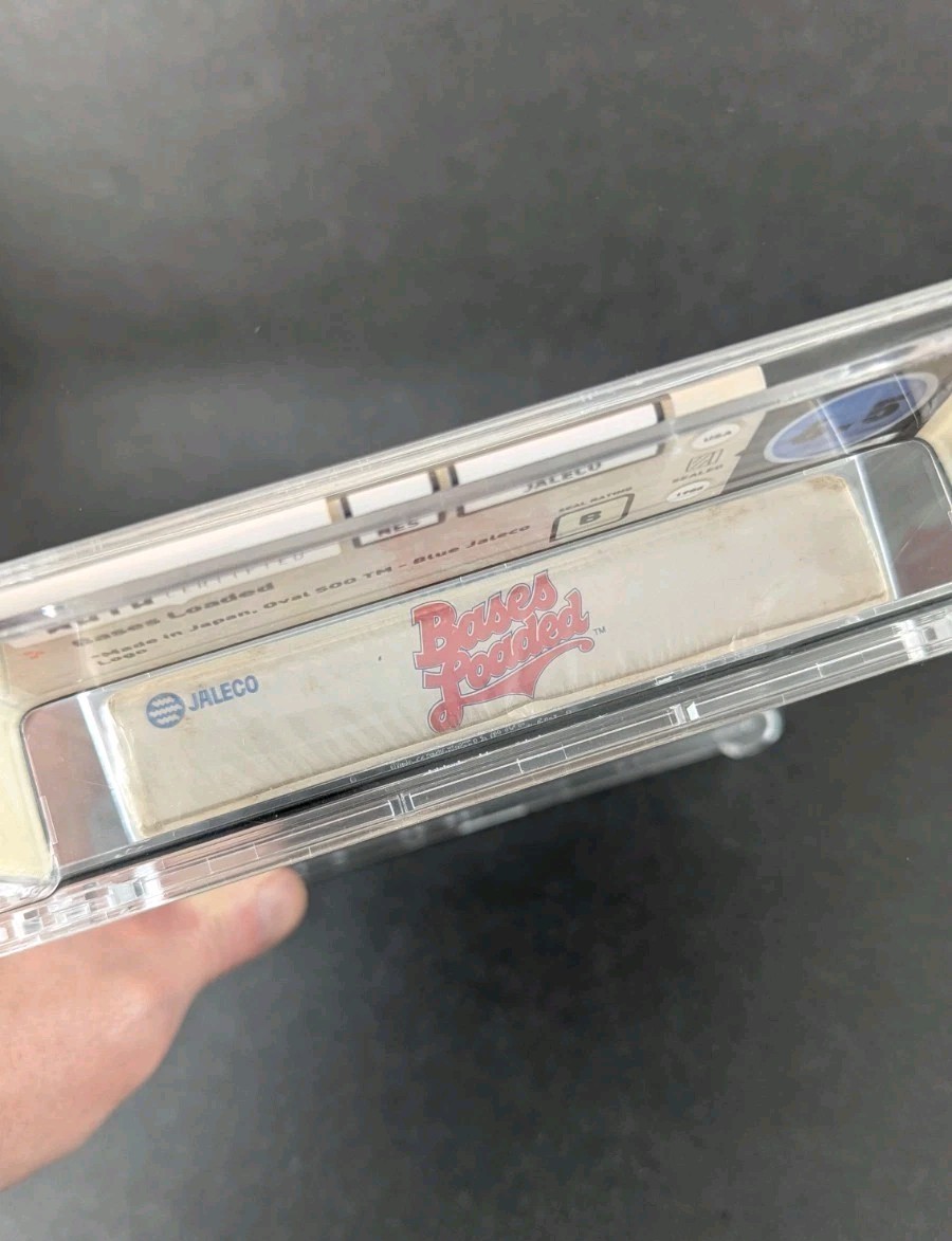 Bases Loaded Sealed NES / Nintendo WATA 6.5 Hole in Seal – RARE