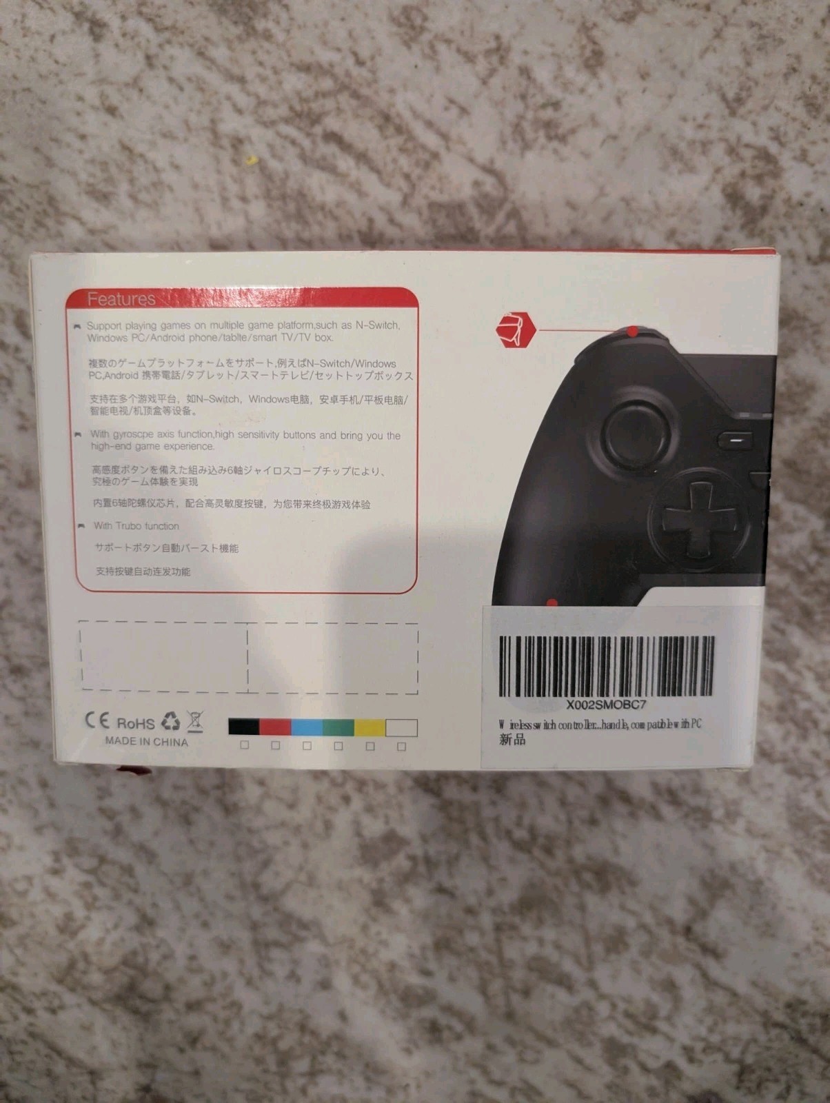 Multiplatform Wireless Bluetooth Controller Black