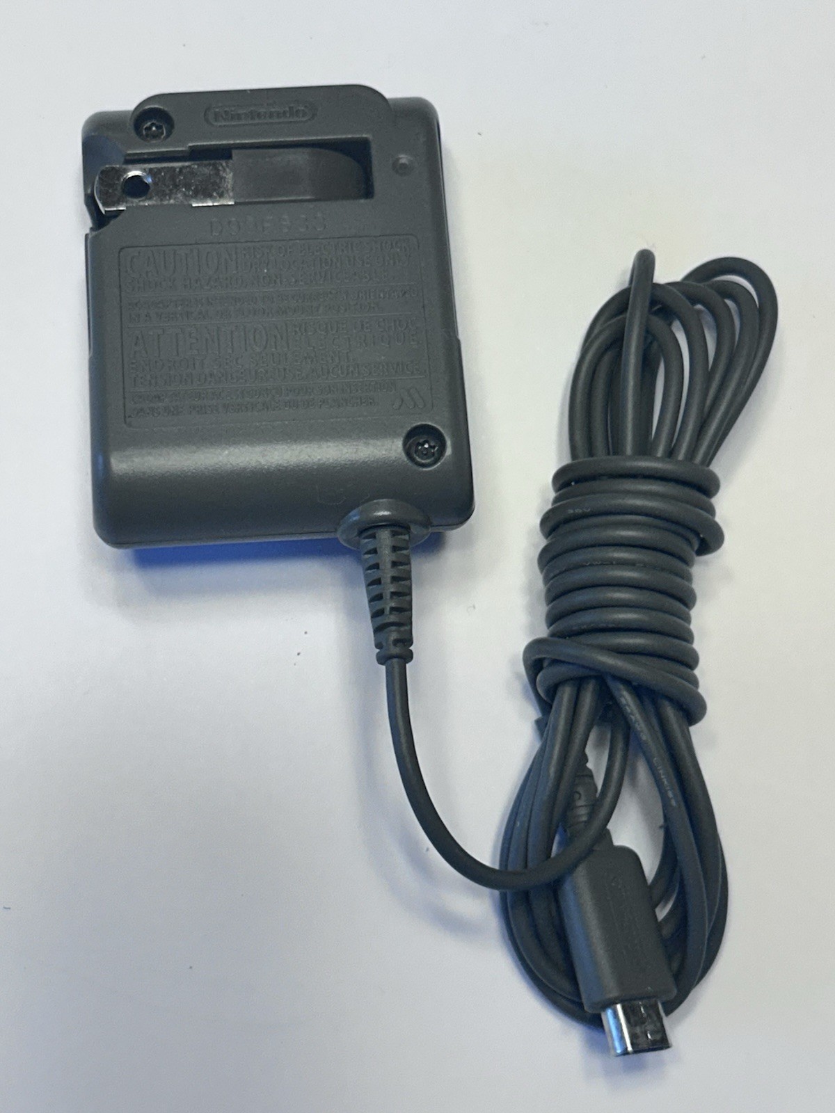 Official OEM Nintendo DS Lite AC Adapter Charger USG-002 (USA), DC5.2V 450mA
